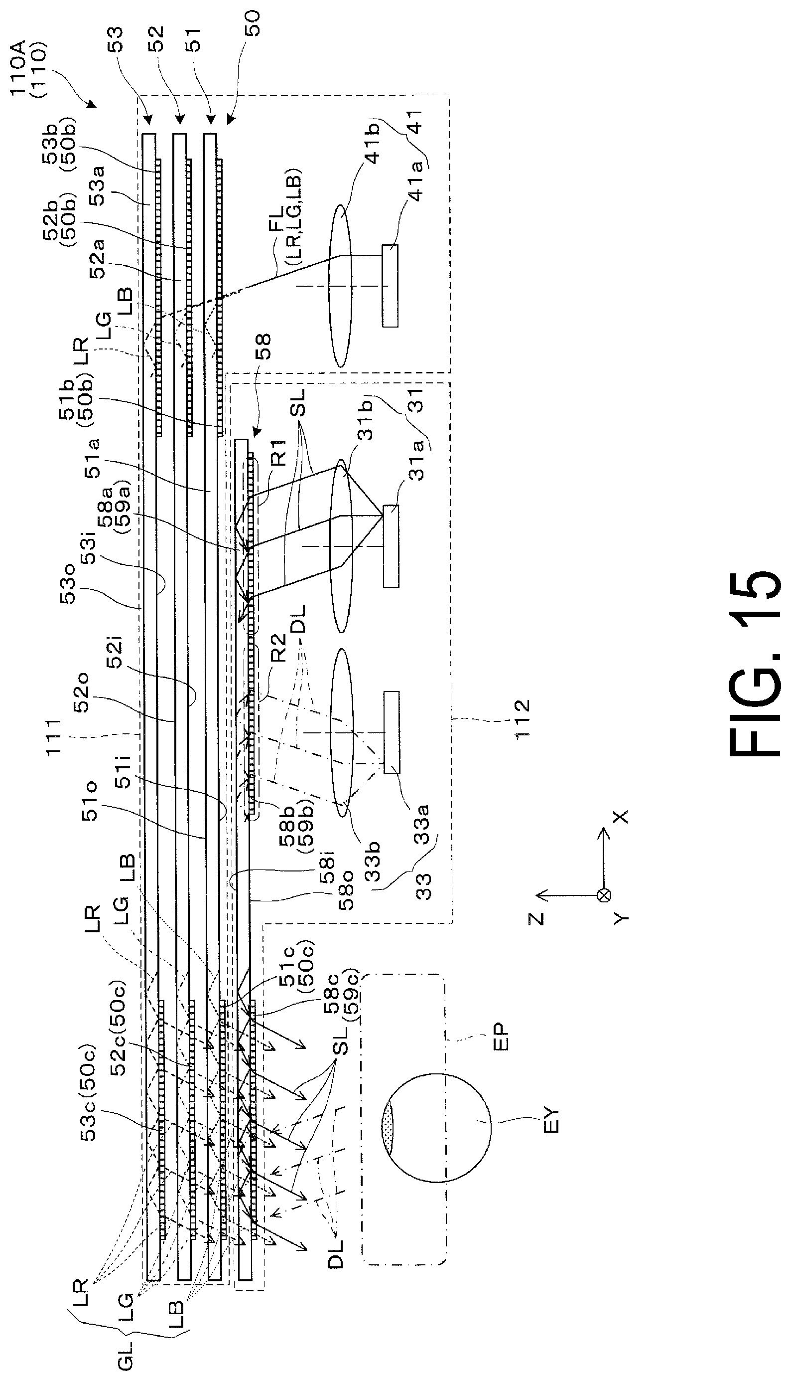 Patent US12468162 Figure 15 – Virtual image display