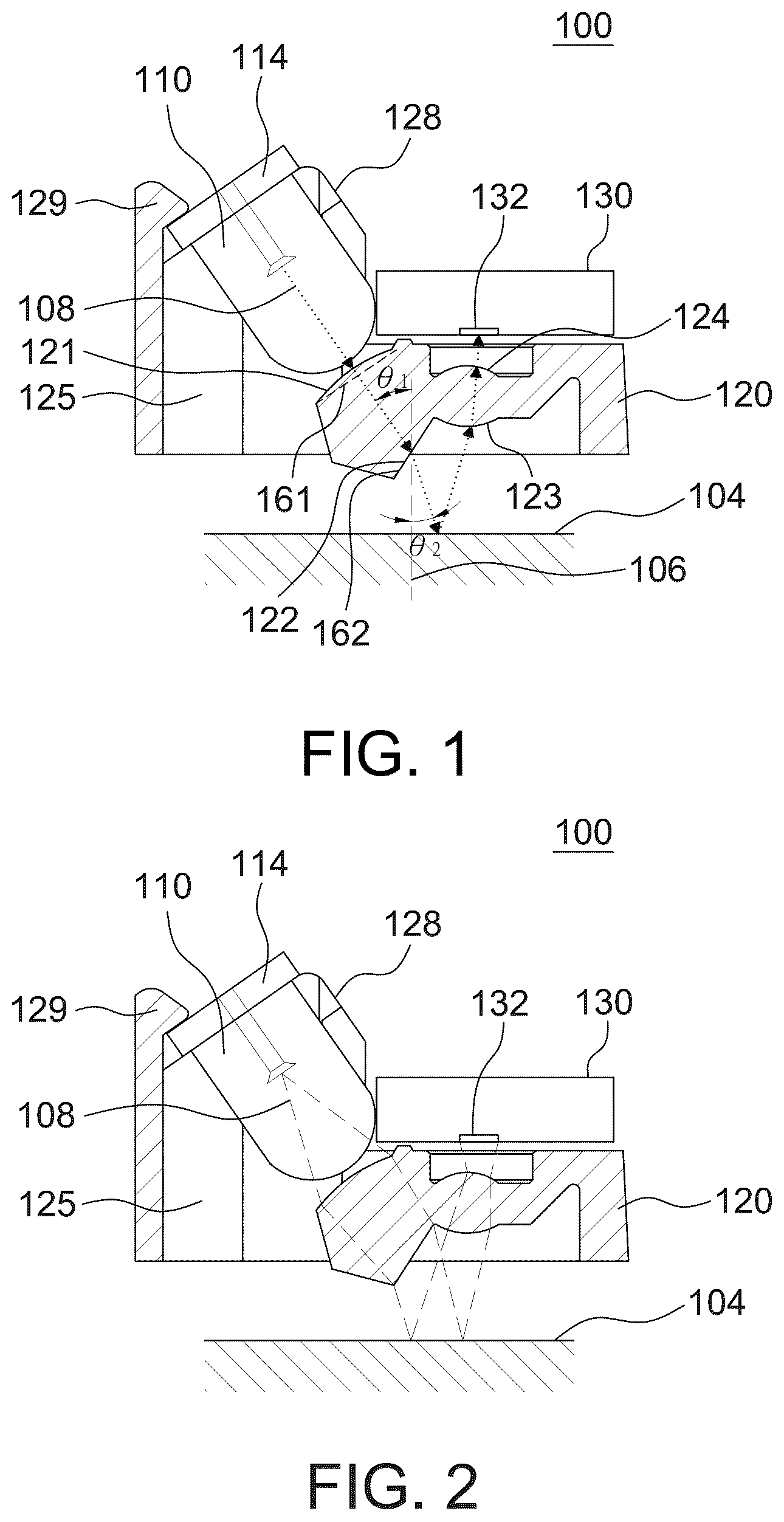 Patent US12468165 Figure 1 – Optical mouse and light pipe thereof