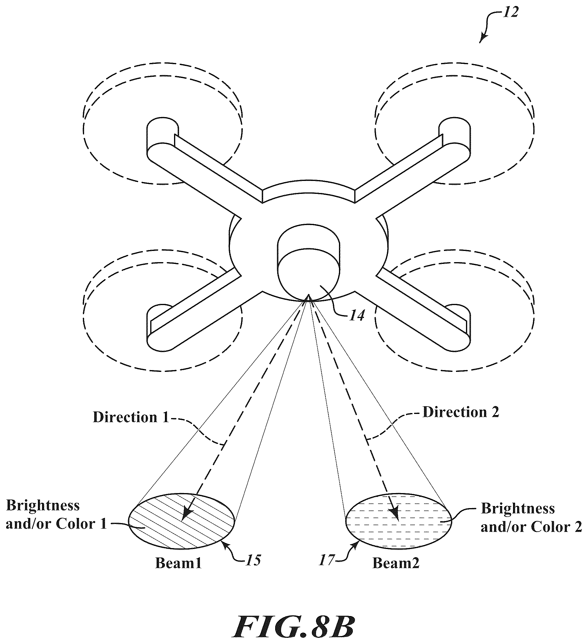 Patent US12468173 Figure 13 – System and method for aerial light shows with occlusion and transparency