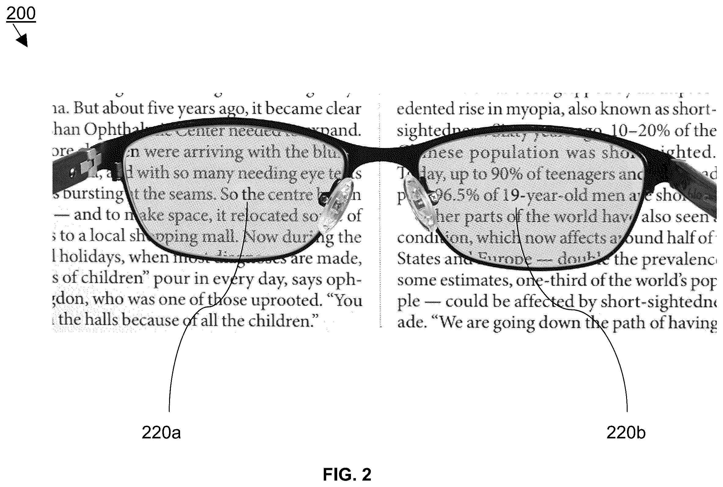 Patent US12468175 Figure 2 – Ophthalmic lenses with light scattering for treating myopia