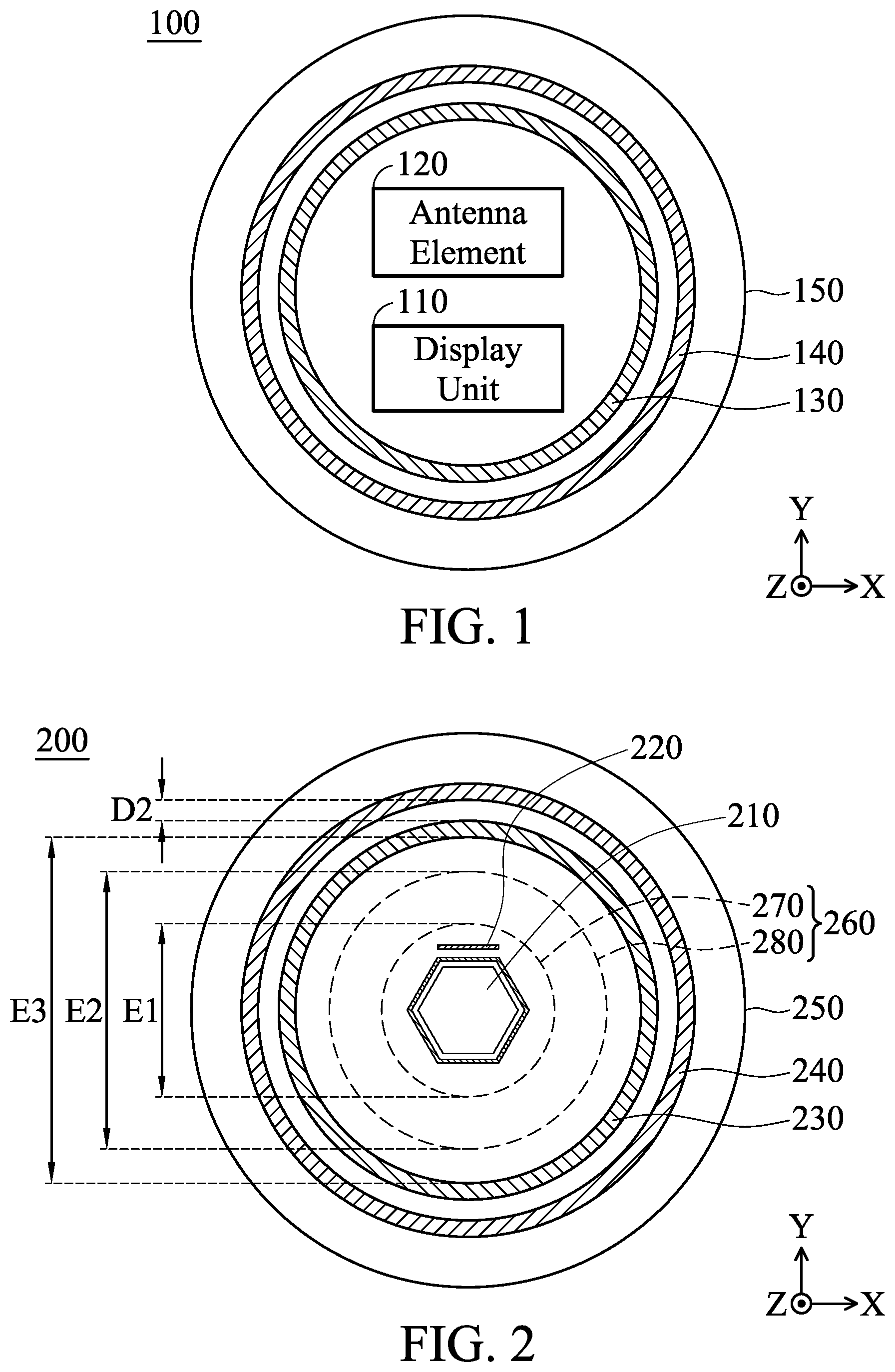 Patent US12468180 Figure 1 – Contact lens for communication