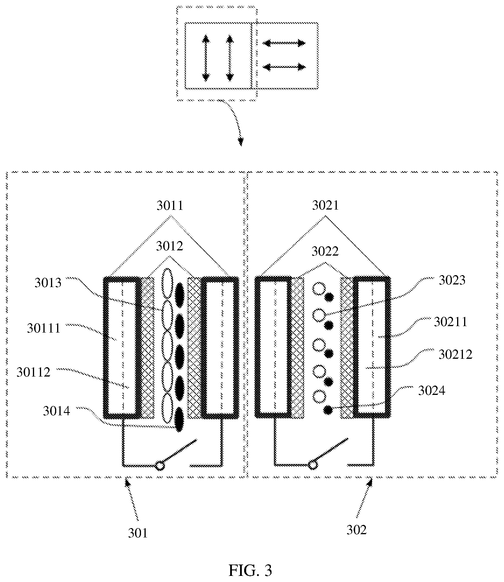 Patent US12468189 Figure 2 – Polarizer and array, polarization-controllable method and apparatus, and electronic device controlling a state of connectivity
