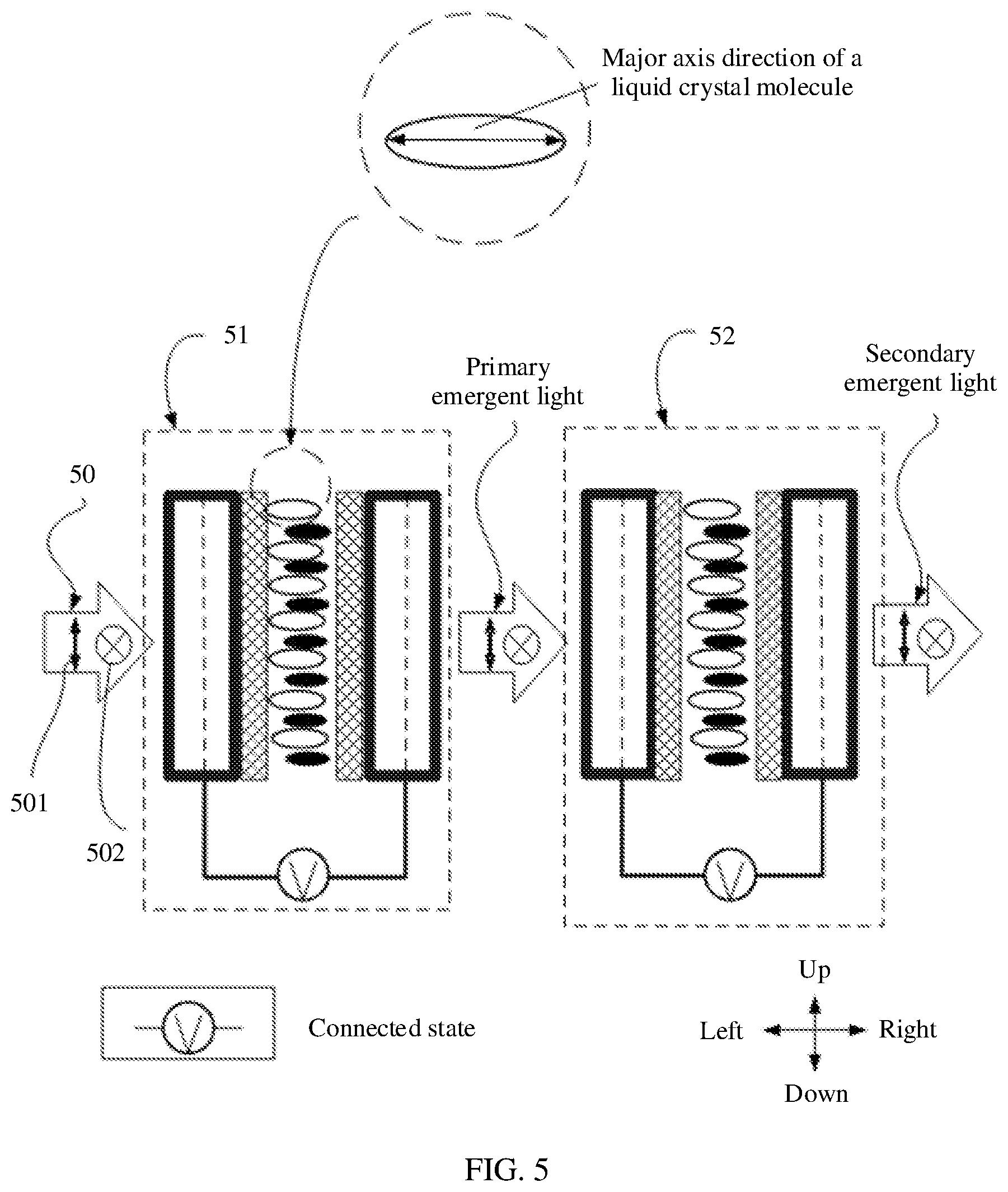 Patent US12468189 Figure 4 – Polarizer and array, polarization-controllable method and apparatus, and electronic device controlling a state of connectivity