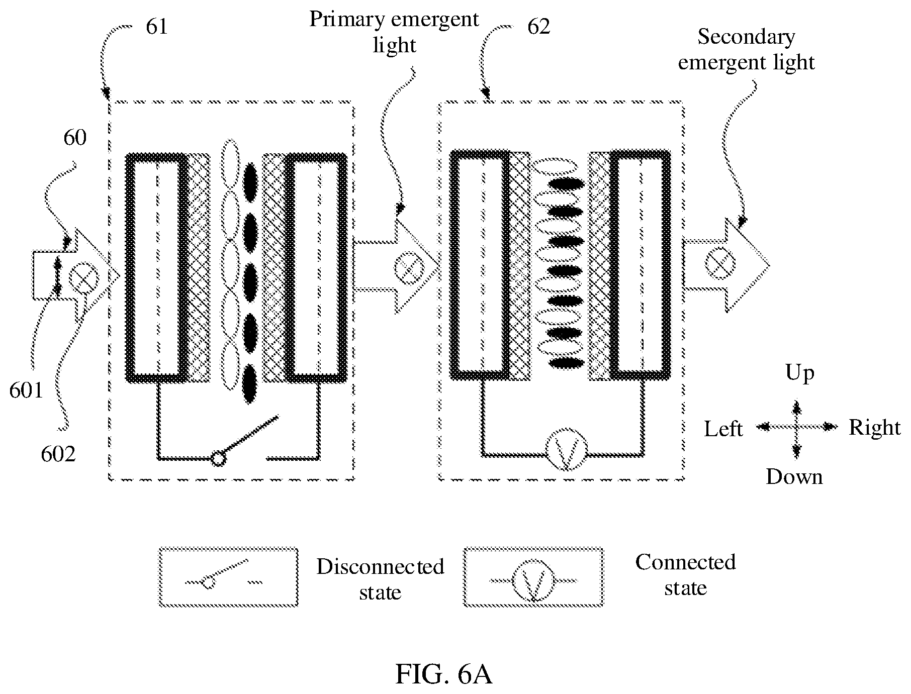 Patent US12468189 Figure 5 – Polarizer and array, polarization-controllable method and apparatus, and electronic device controlling a state of connectivity