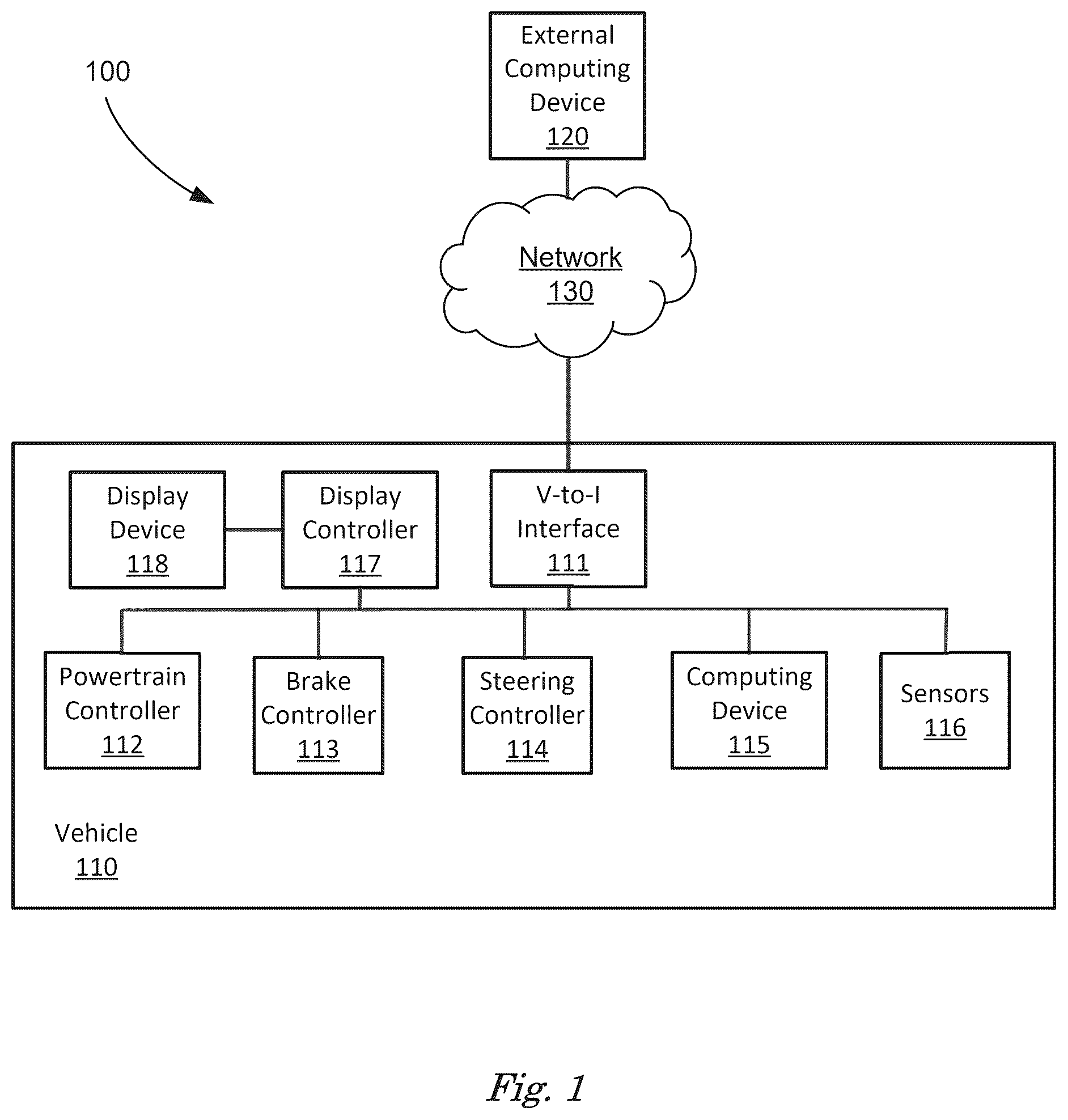 Patent US12468194 — Dual view display — Figure 1