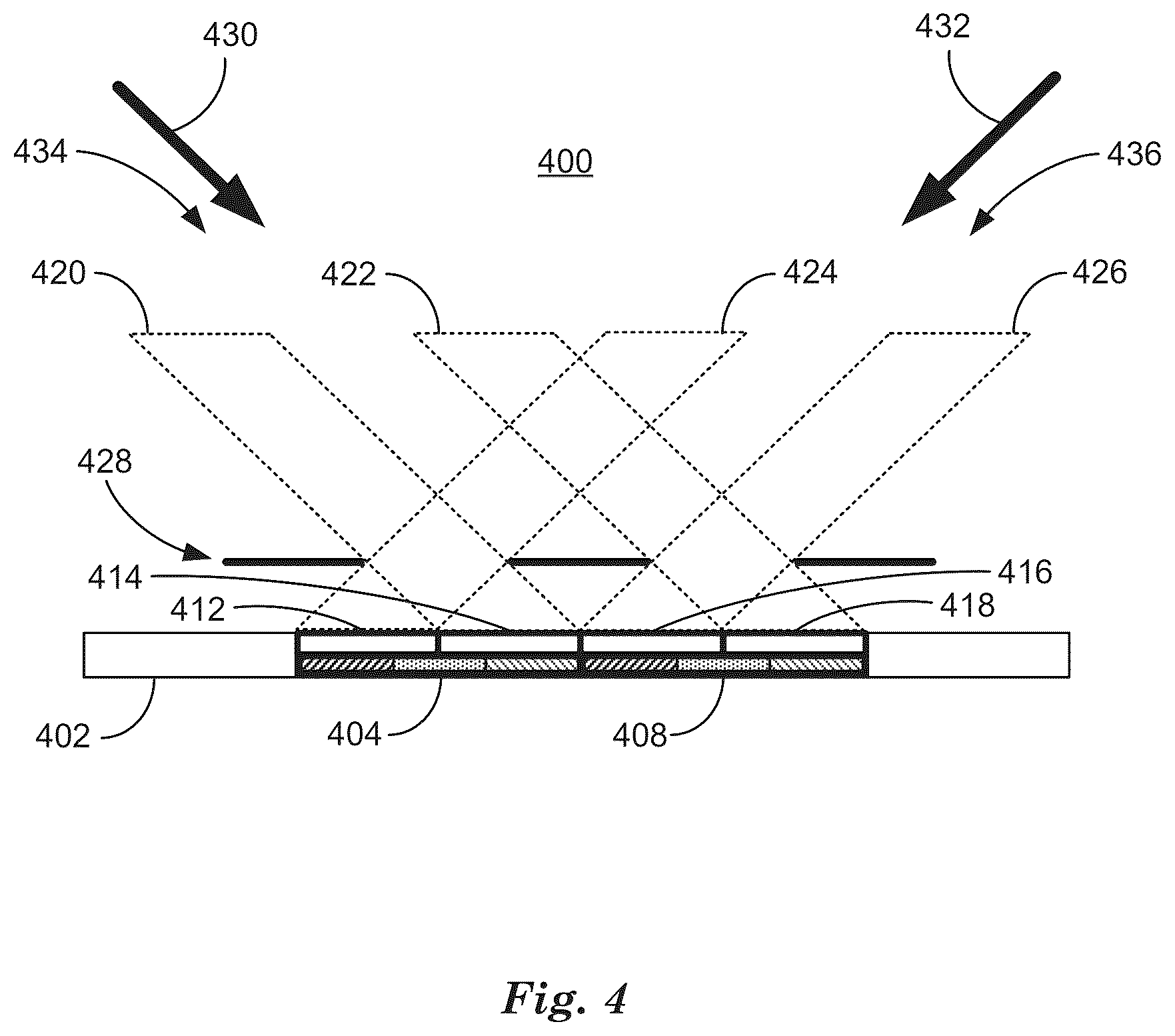 Patent US12468194 Figure 4 – Dual view display