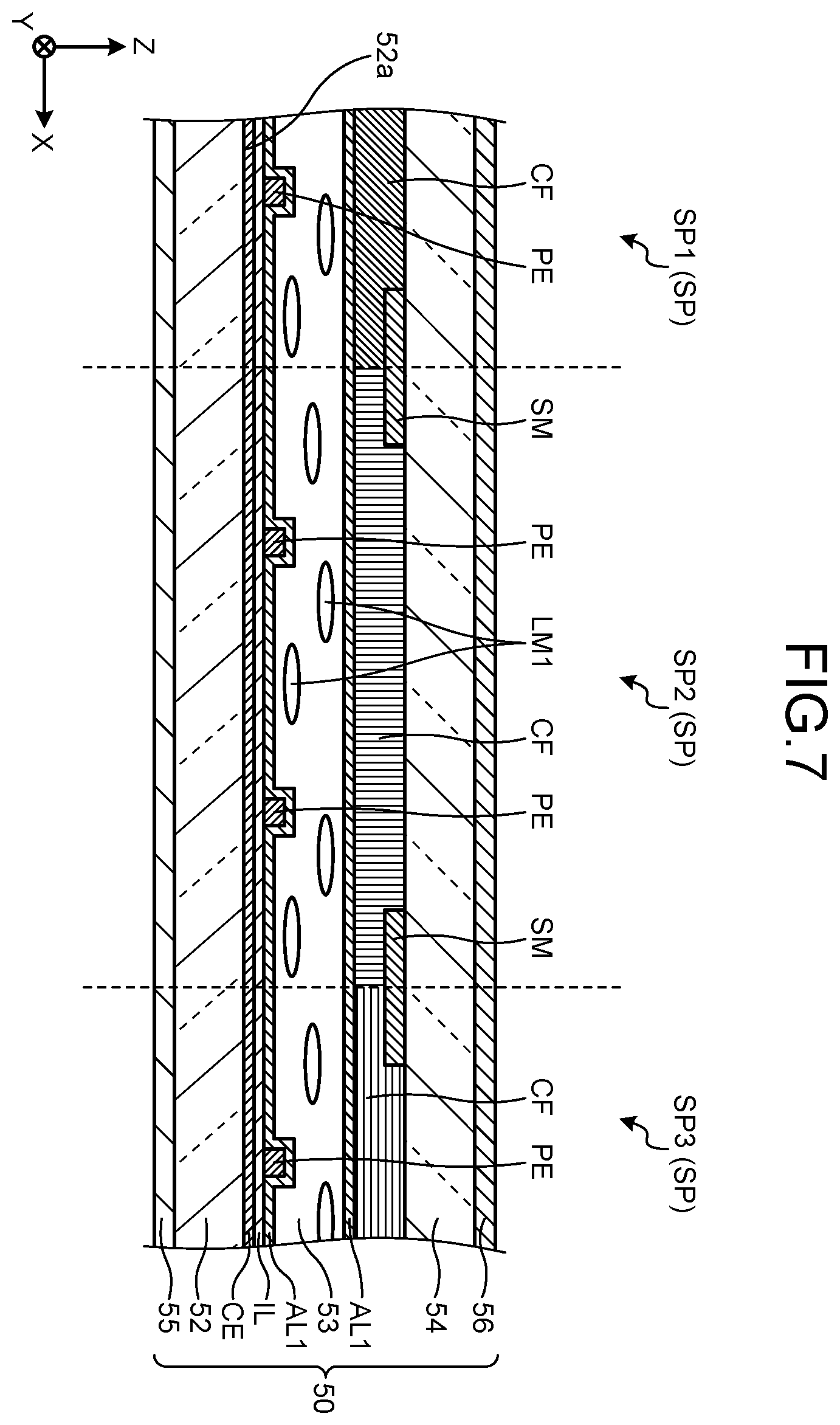 Patent US12468195 Figure 5 – Display device