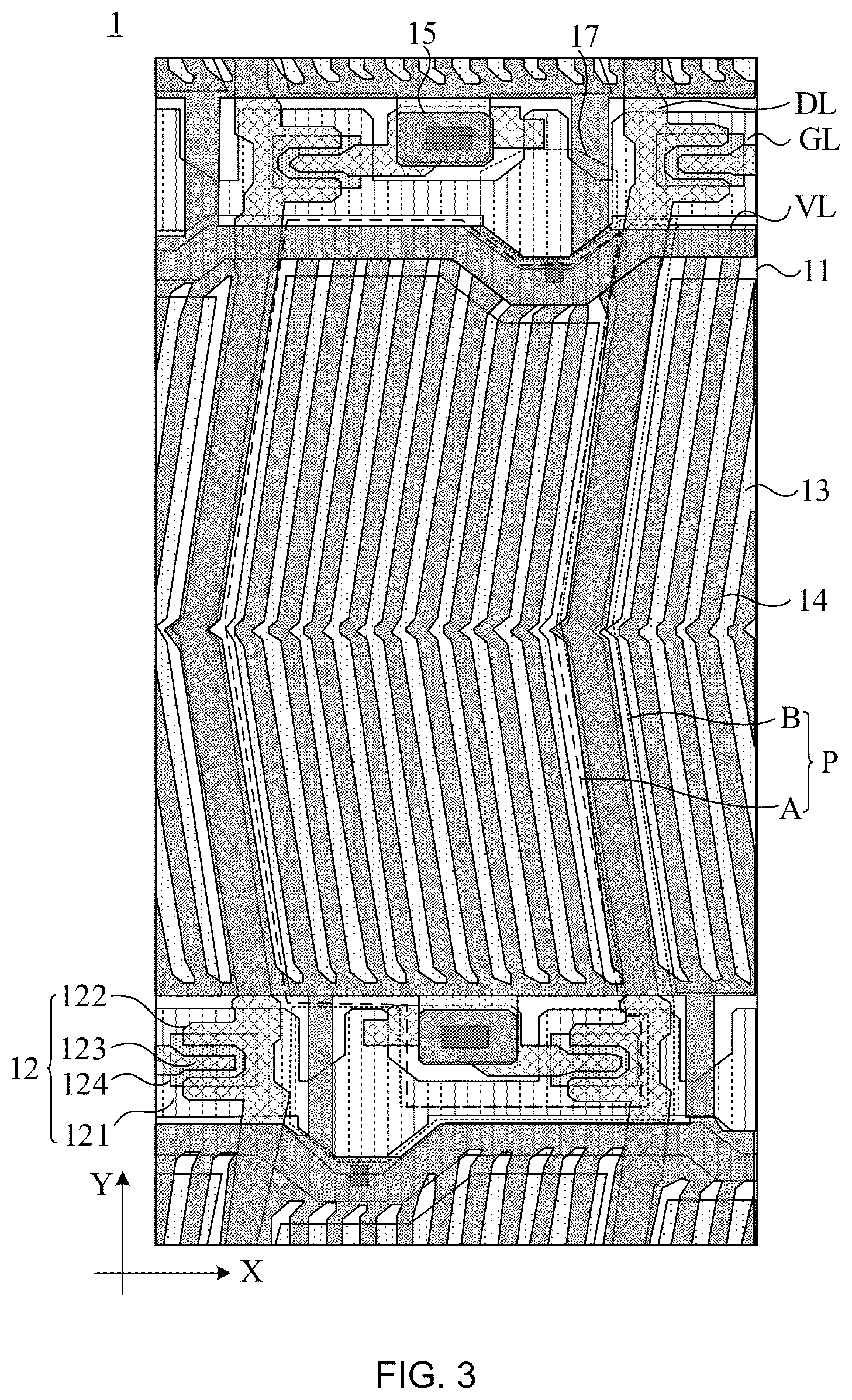 Patent US12468196 Figure 2 – Array substrate and display panel
