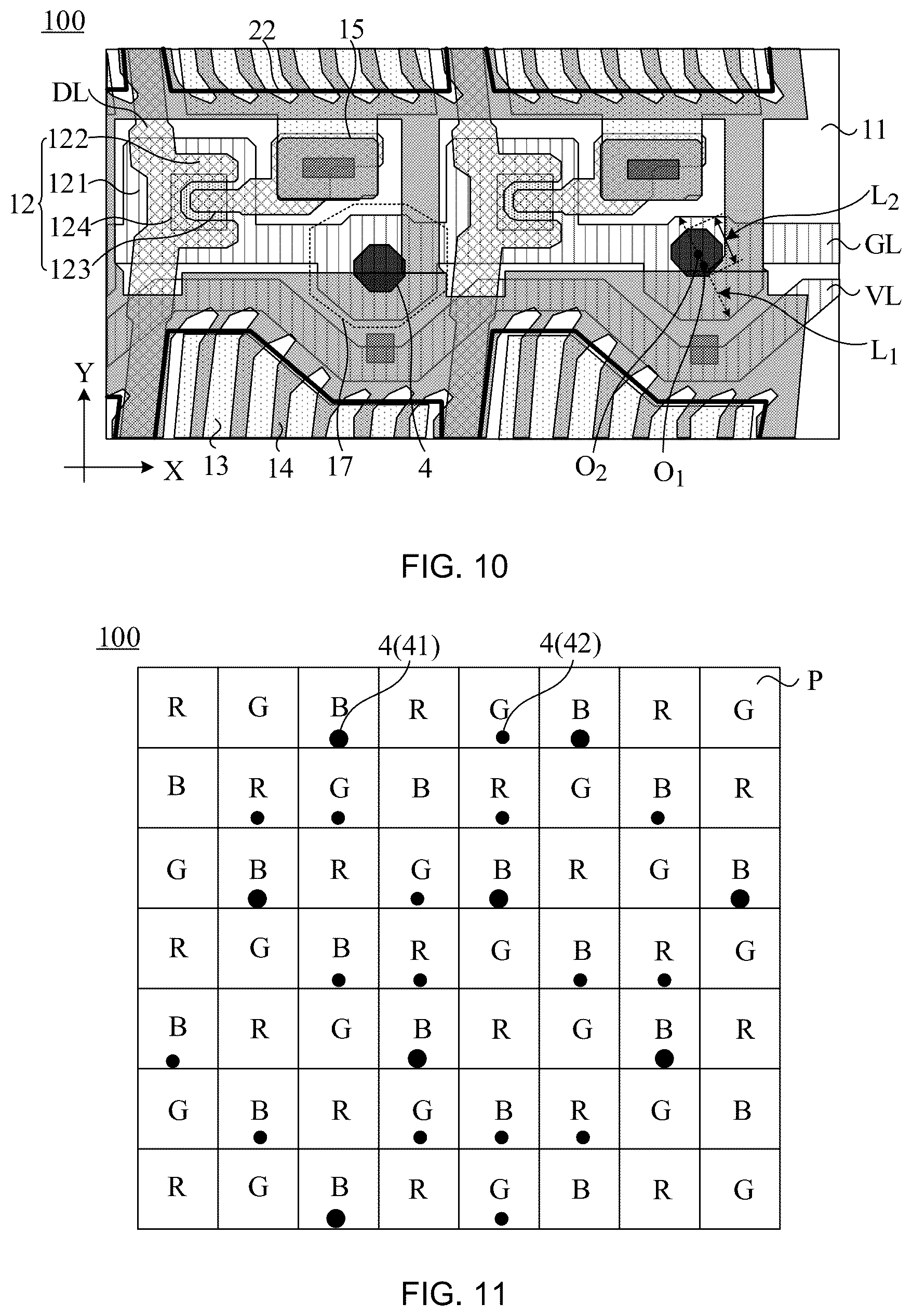 Patent US12468196 Figure 7 – Array substrate and display panel