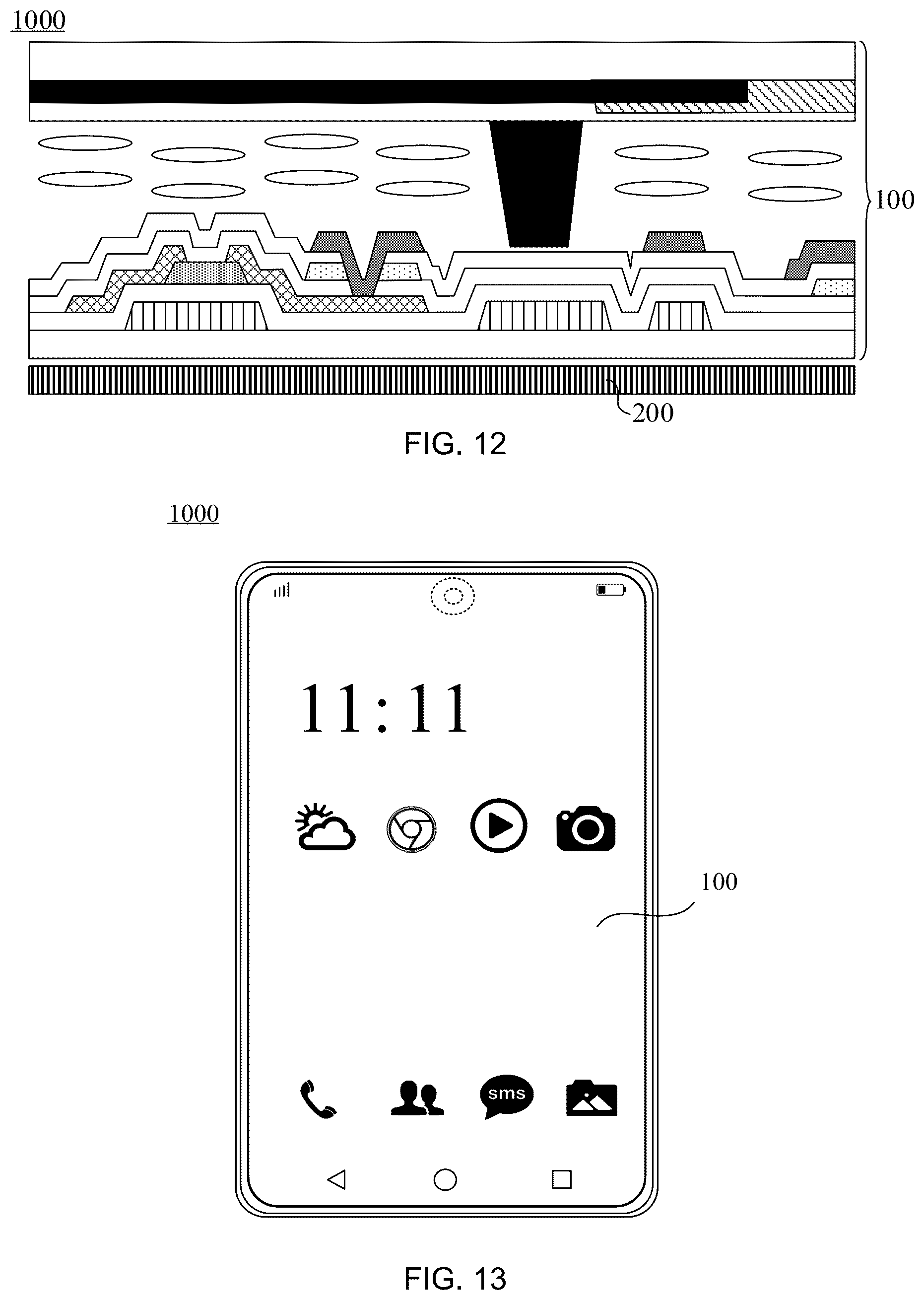 Patent US12468196 Figure 8 – Array substrate and display panel