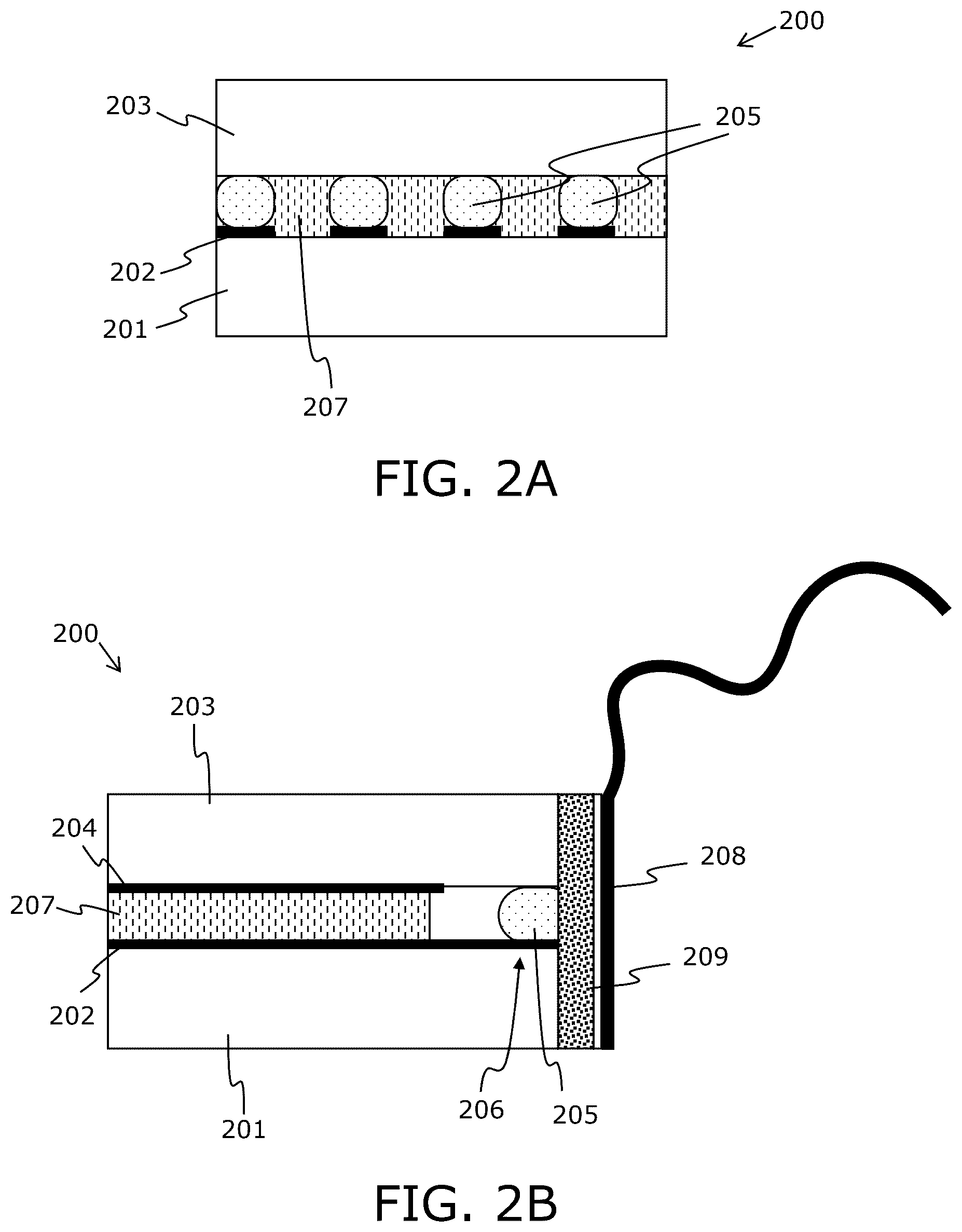 Patent US12468197 Figure 2 – Using electrically-conductive adhesive material for providing connections to electrodes