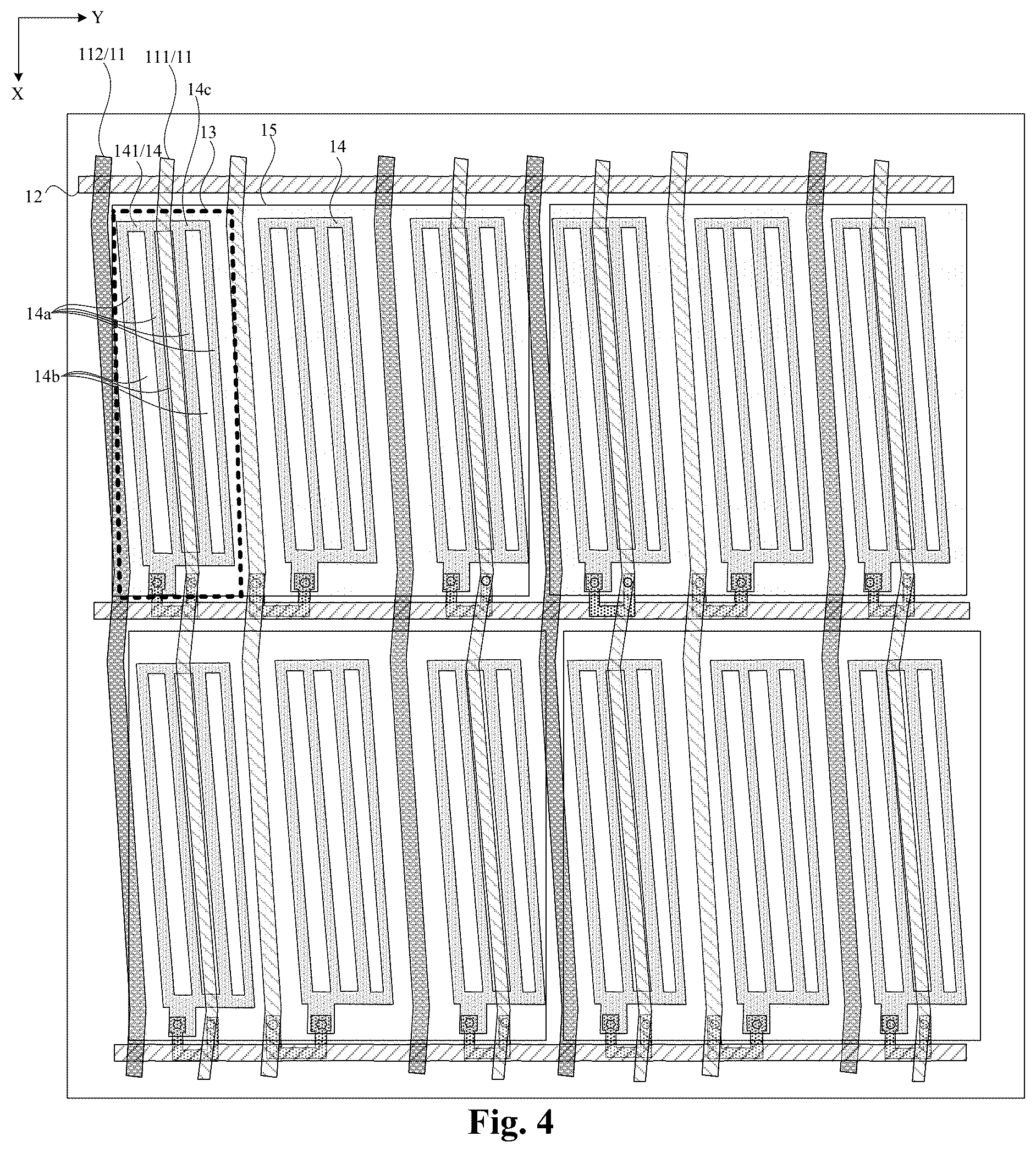 Patent US12468200 Figure 4 – Display panel and display apparatus