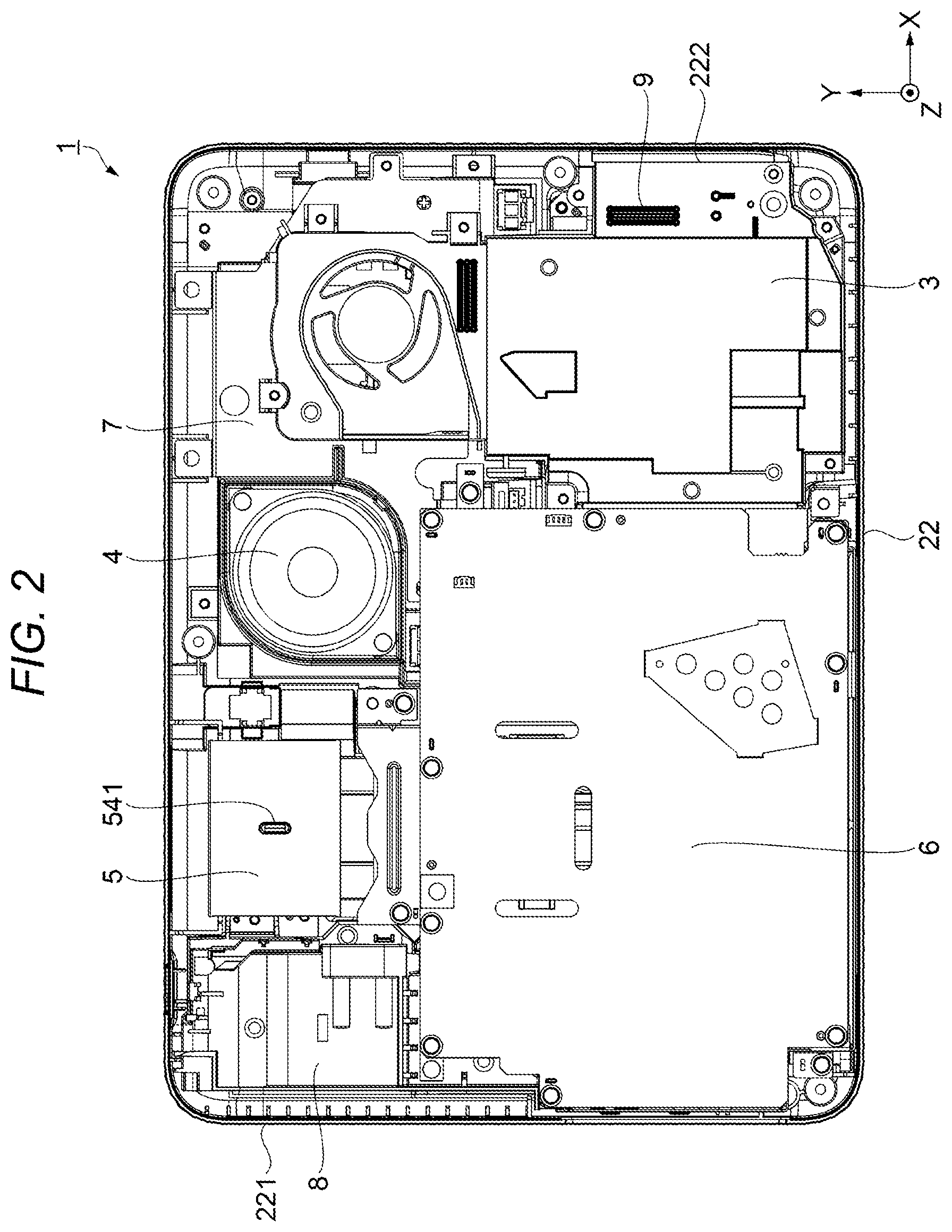 Patent US12468214 Figure 2 – Projector