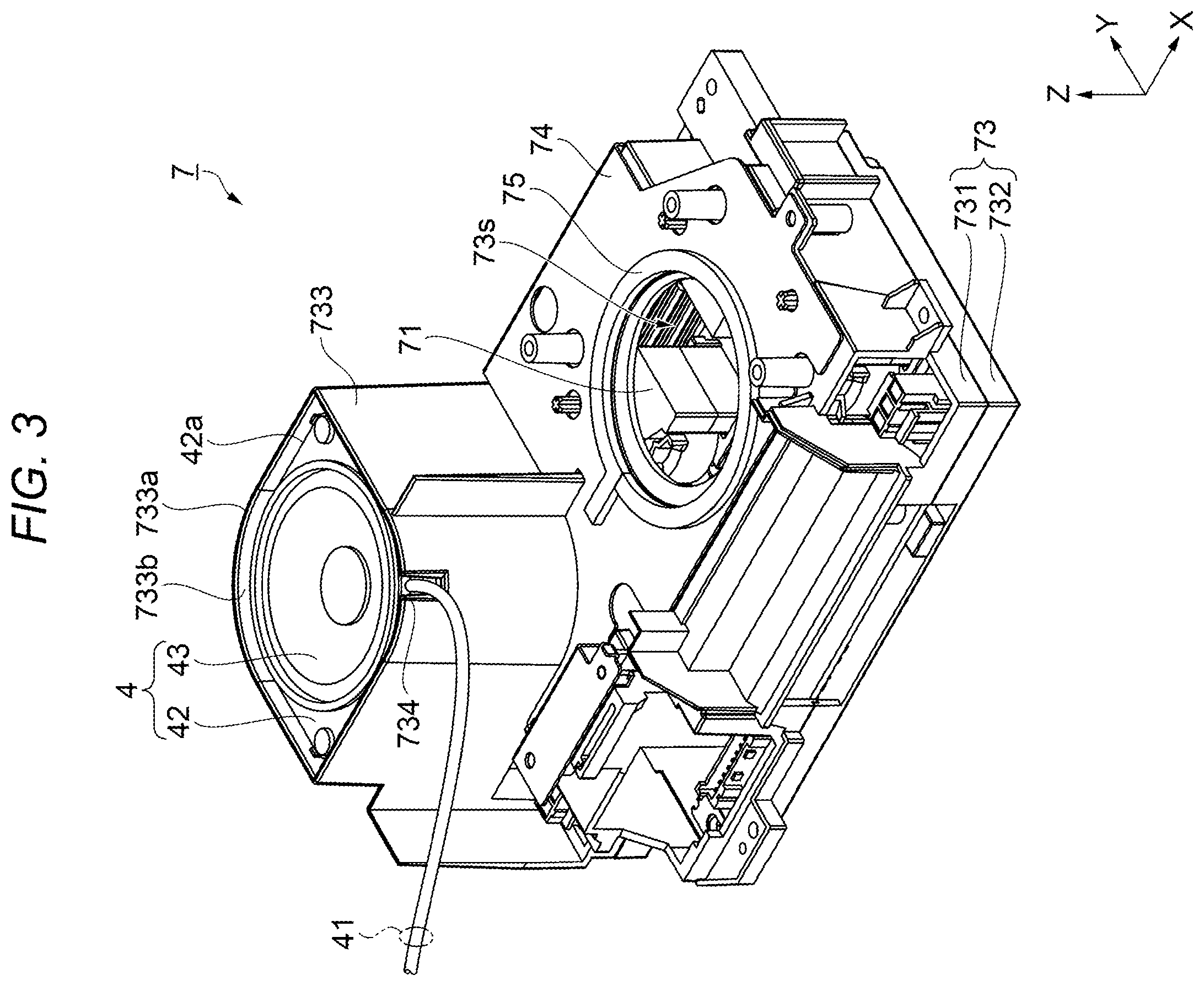 Patent US12468214 Figure 3 – Projector