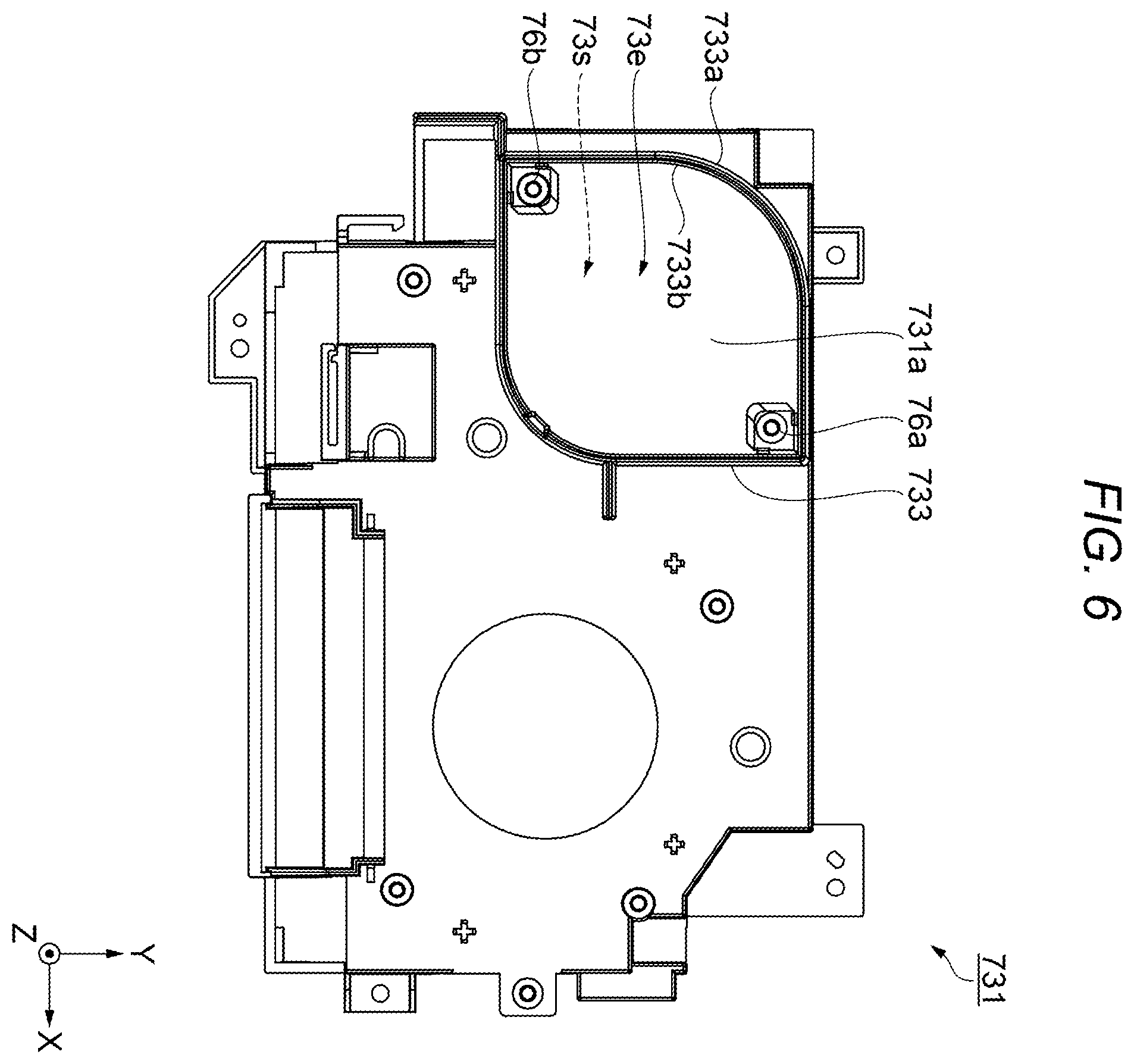 Patent US12468214 Figure 6 – Projector