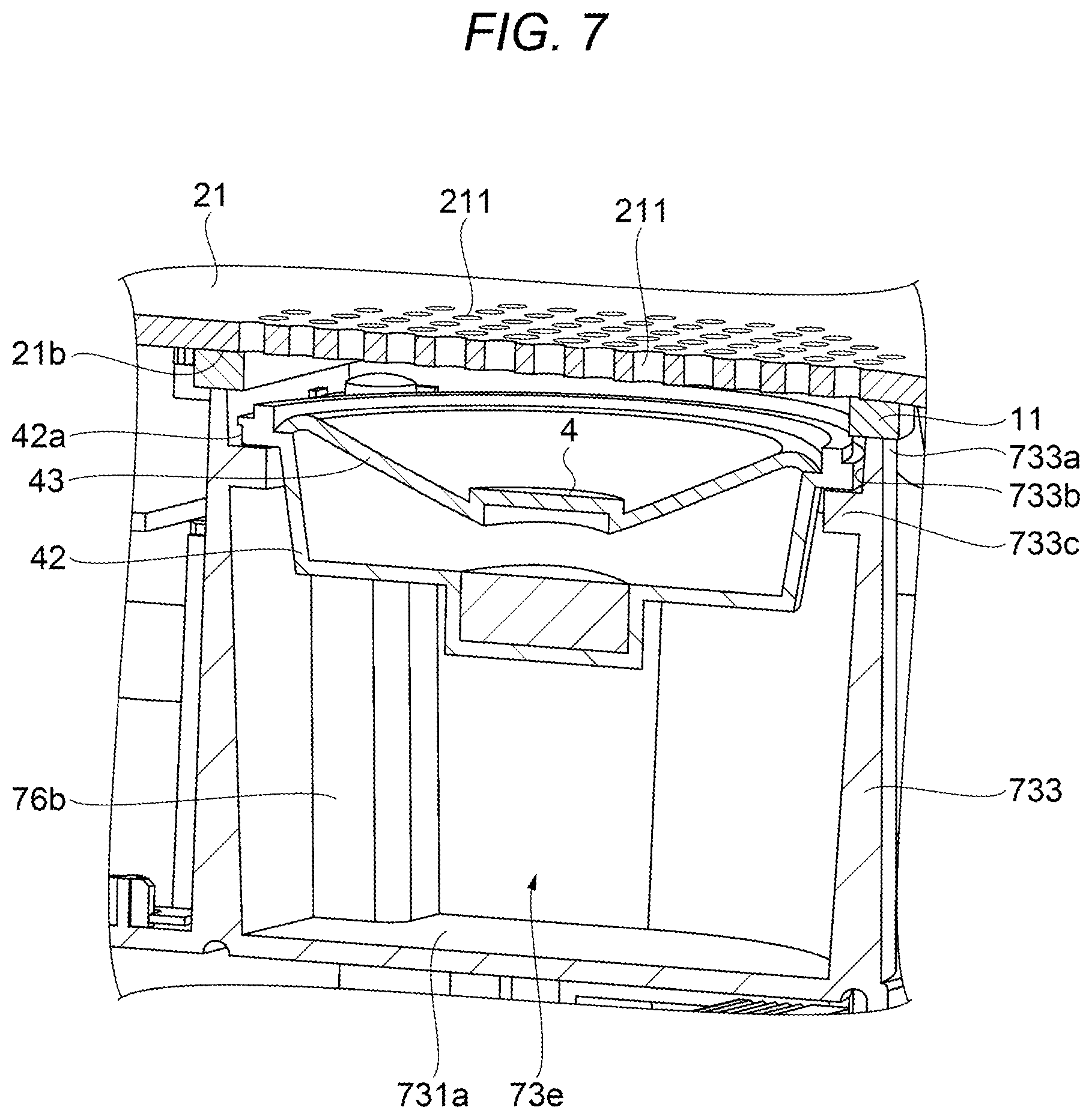 Patent US12468214 Figure 7 – Projector