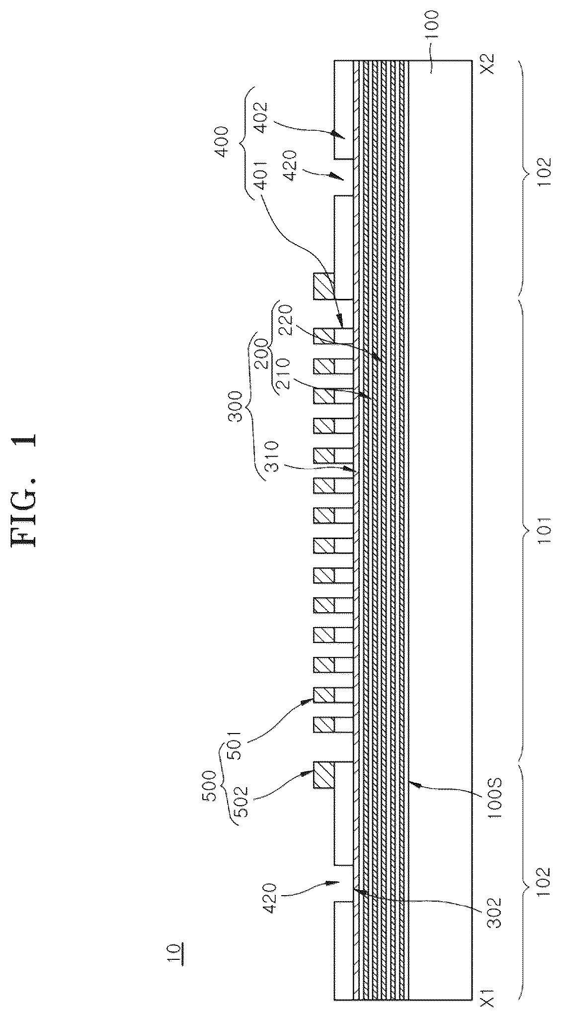 Patent US12468216 Figure 1 – Phase shift mask for EUV lithography and manufacturing method for the phase shift mask