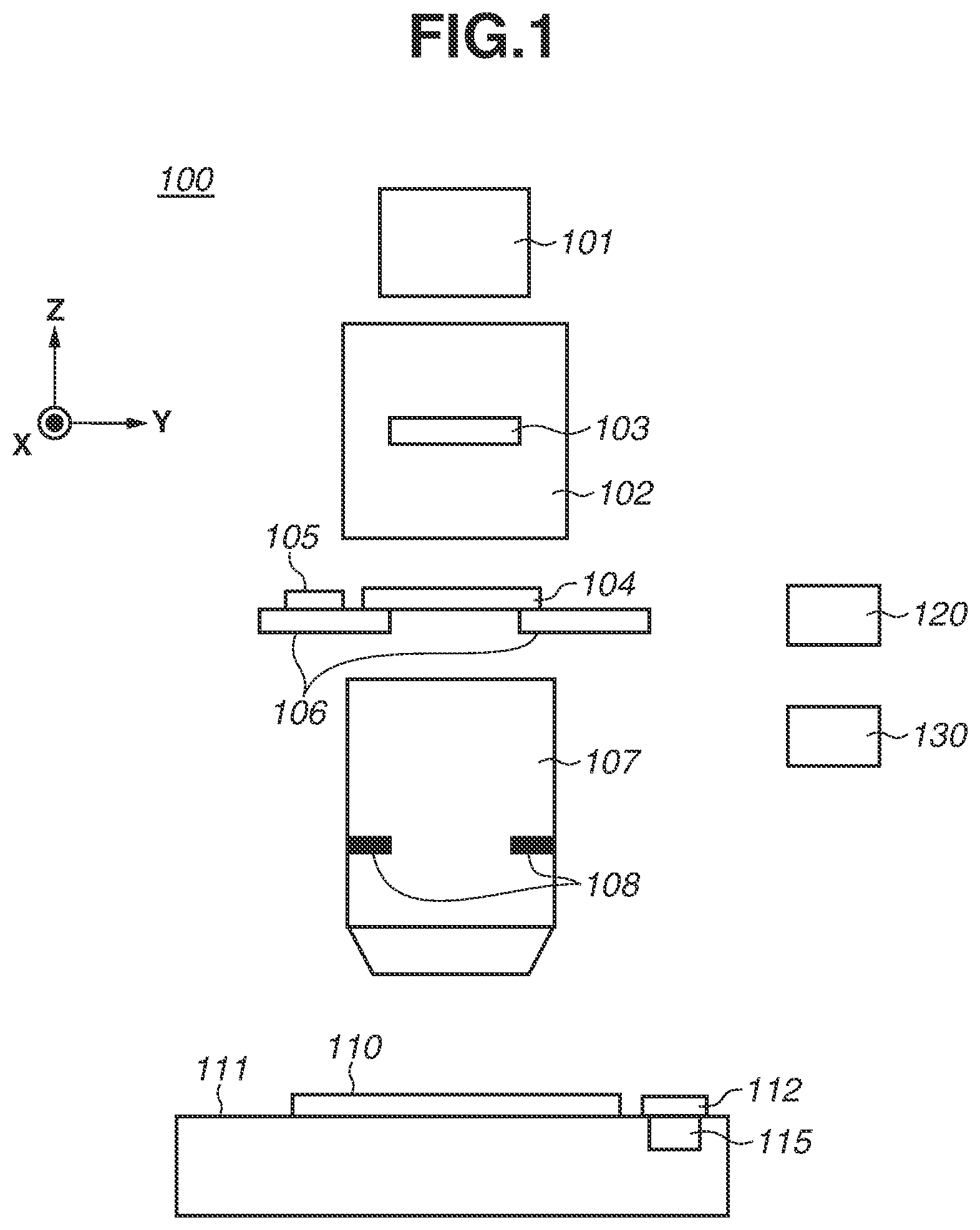 Patent US12468229 Figure 1 – Exposure method, exposure apparatus, and method for manufacturing article