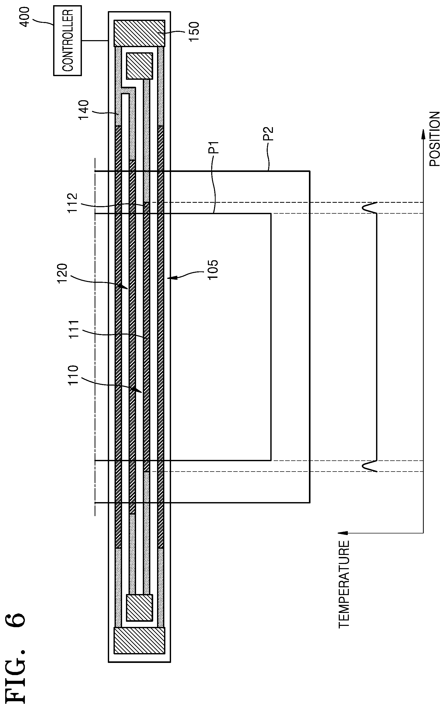 Patent US12468246 Figure 6 – Heat conduction member for preventing fuser heater from local overheating