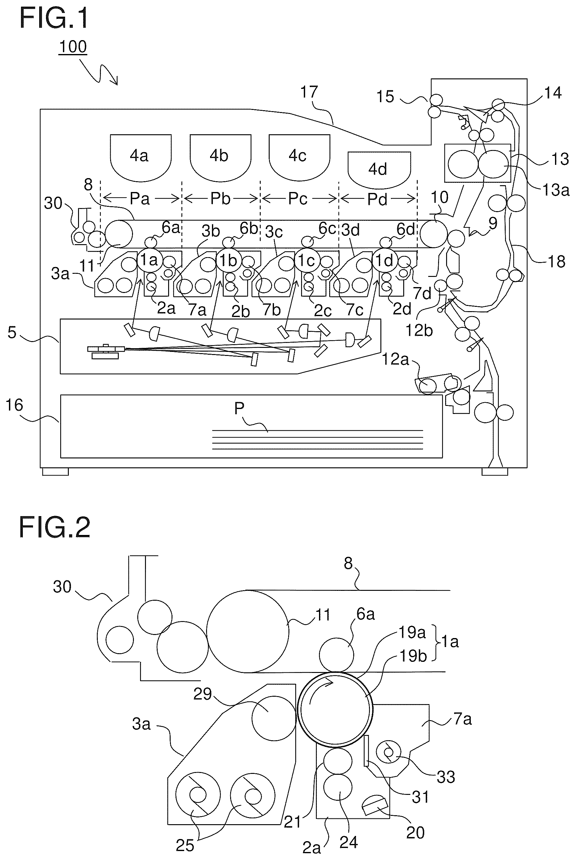 Patent US12468249 Figure 1 – Two-component developing type image forming apparatus provided with an image carrying member having an organic photosensitive layer