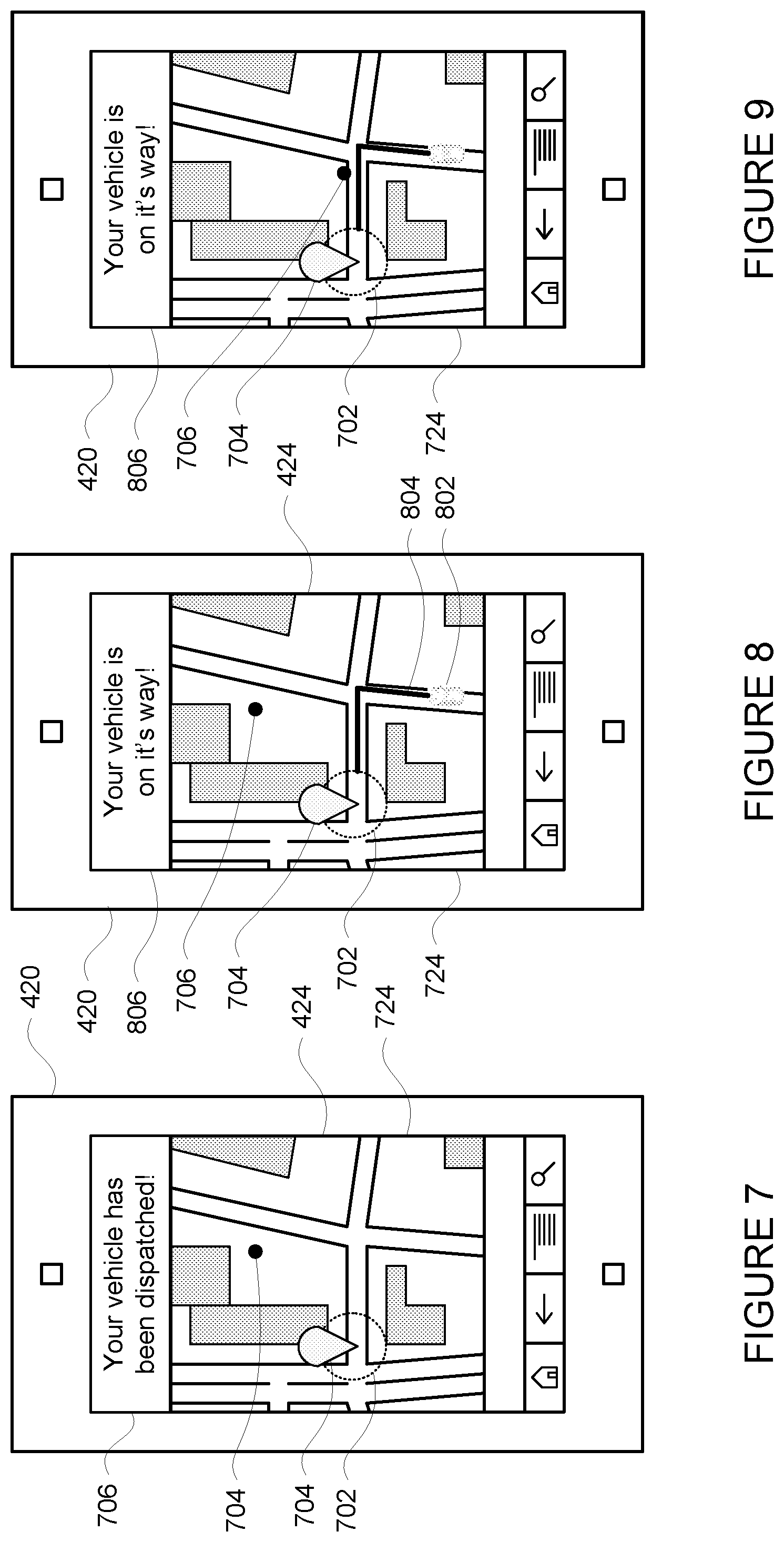 Patent US12468299 Figure 9 – Arranging passenger pickups for autonomous vehicles