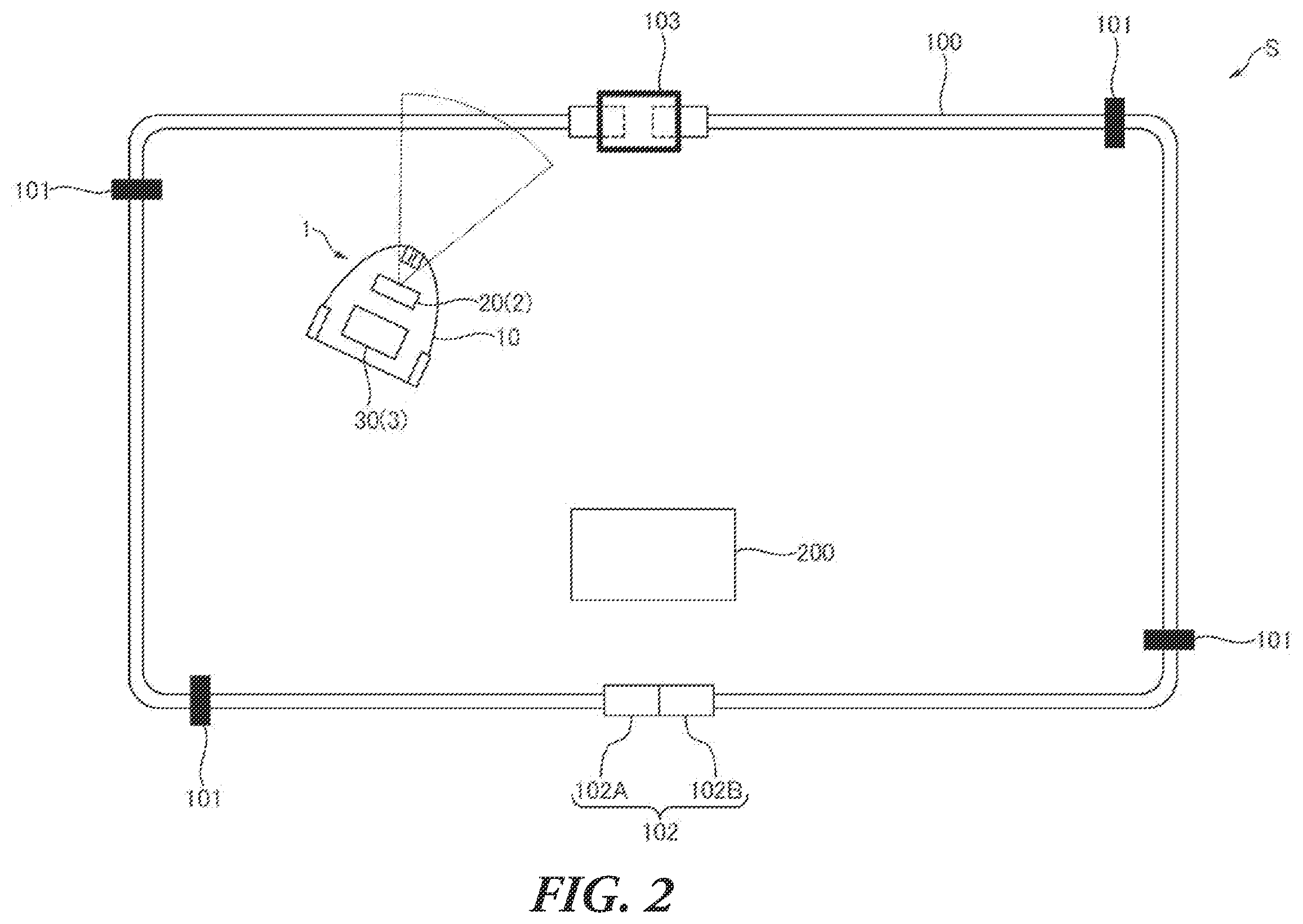 Patent US12468301 Figure 2 – Working robot system