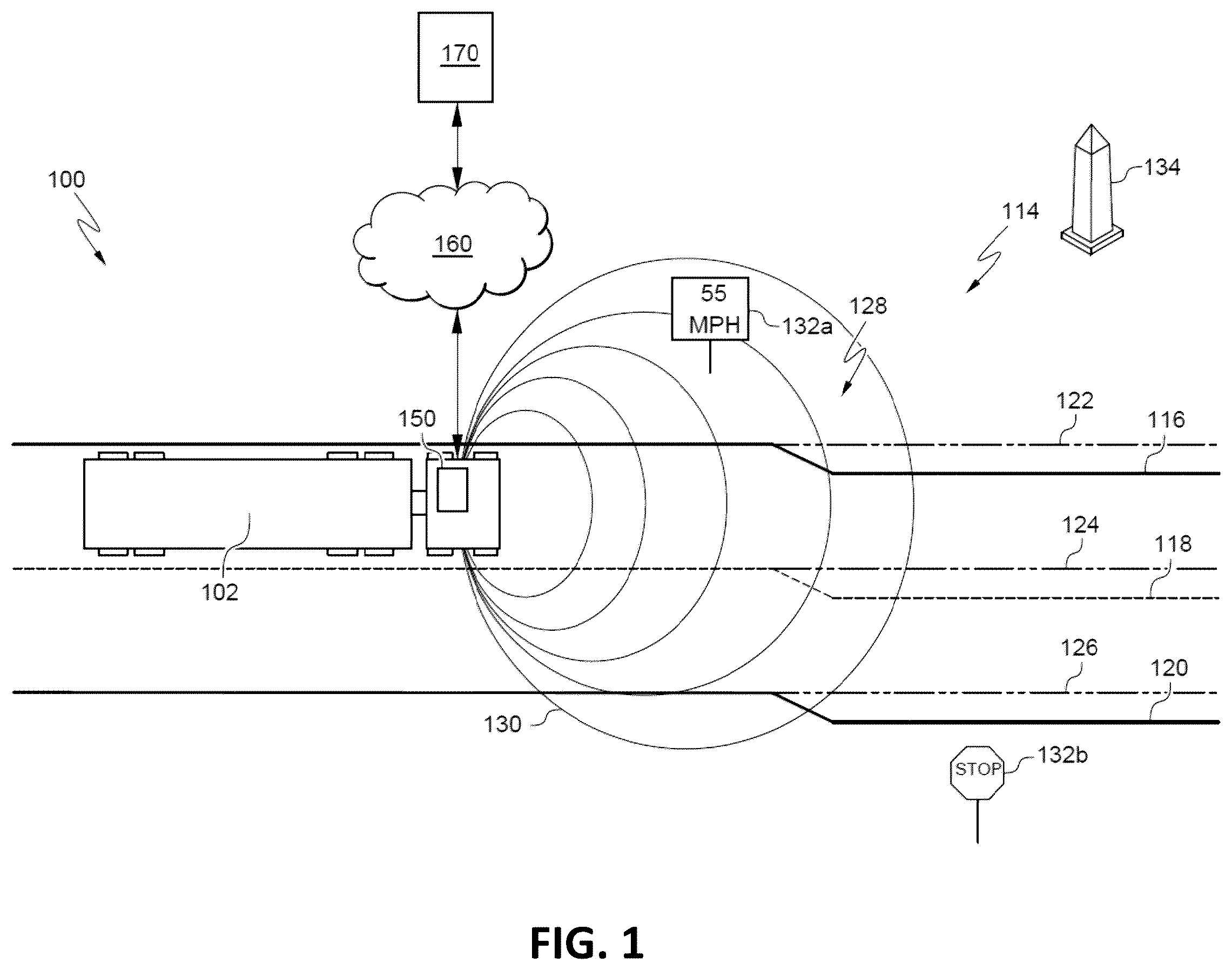 Patent US12468306 Figure 1 – Detection and mapping of generalized retroreflective surfaces