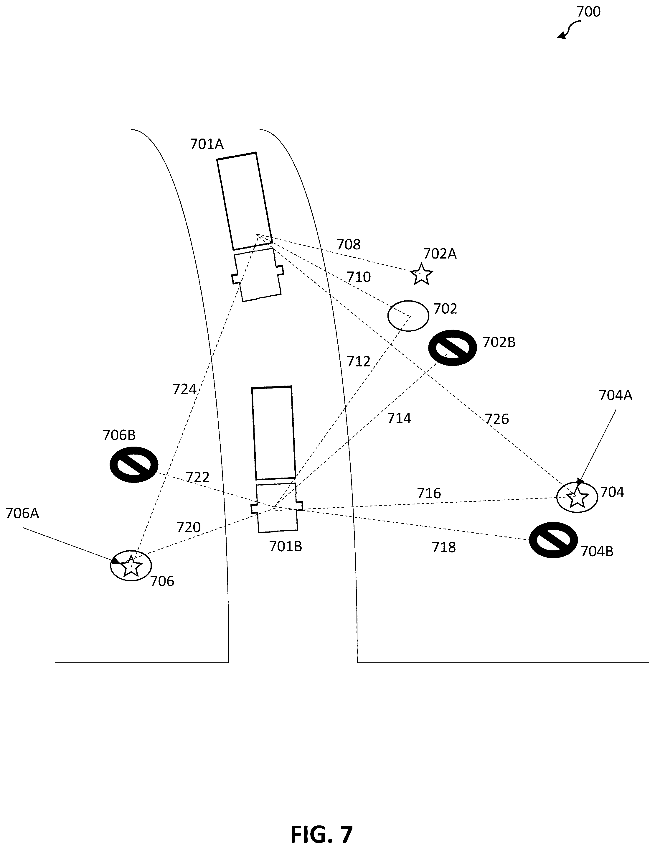 Patent US12468306 Figure 14 – Detection and mapping of generalized retroreflective surfaces