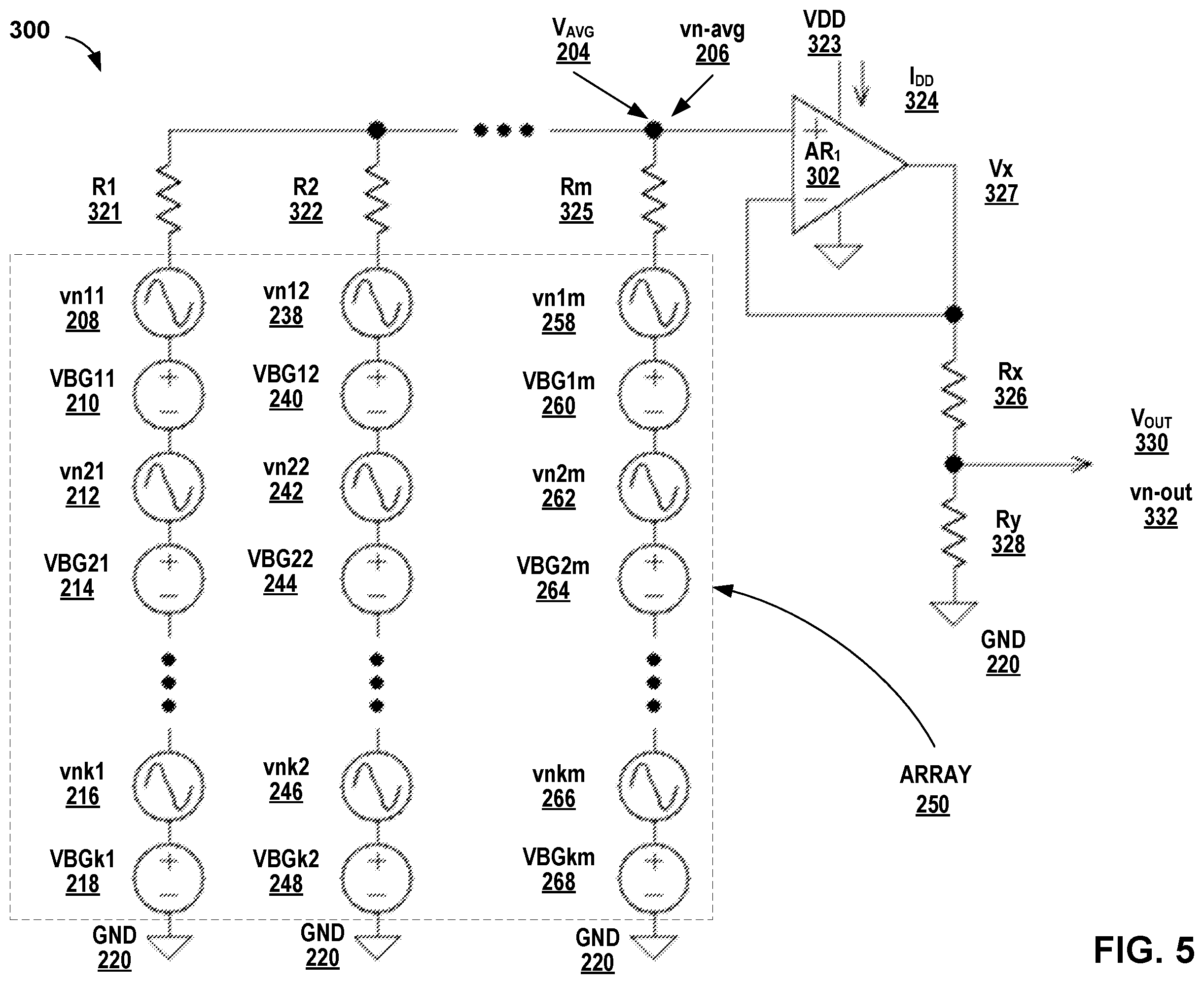 Patent US12468328 Figure 4 – Low noise bandgap voltage reference circuits