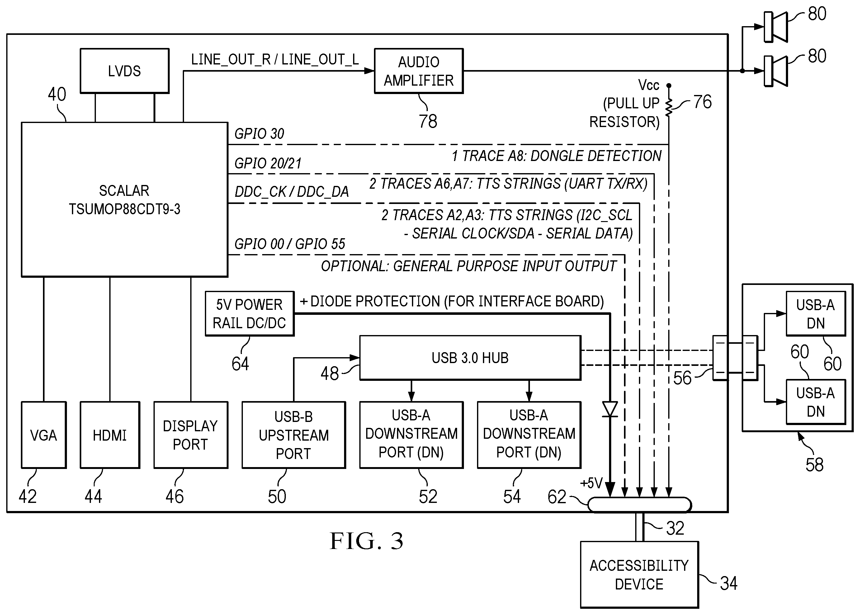 Patent US12468335 Figure 3 – Information handling system peripheral text-to- speech solution with automatic volume attenuation