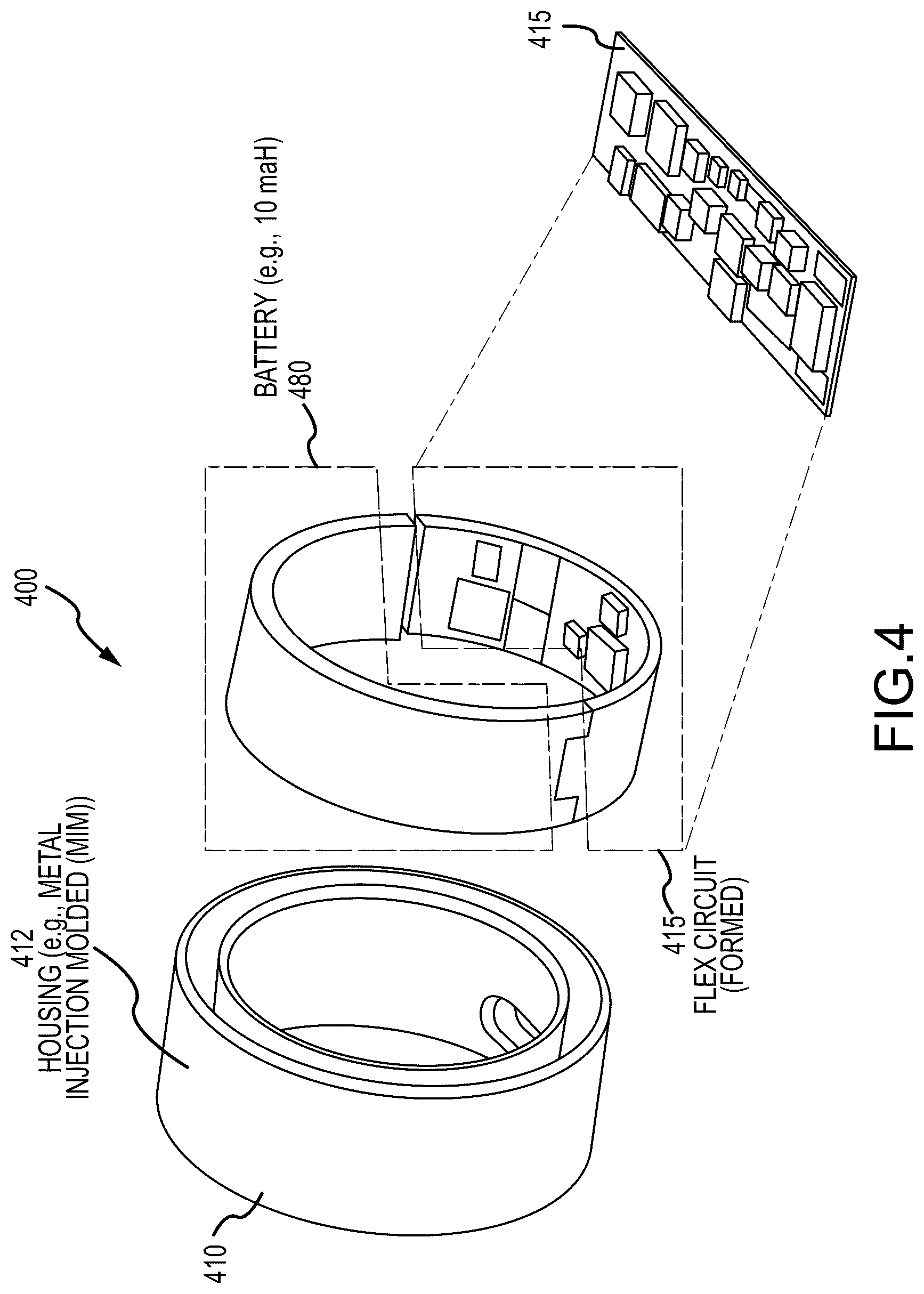 Patent US12468342 Figure 8 – Wearable computing device