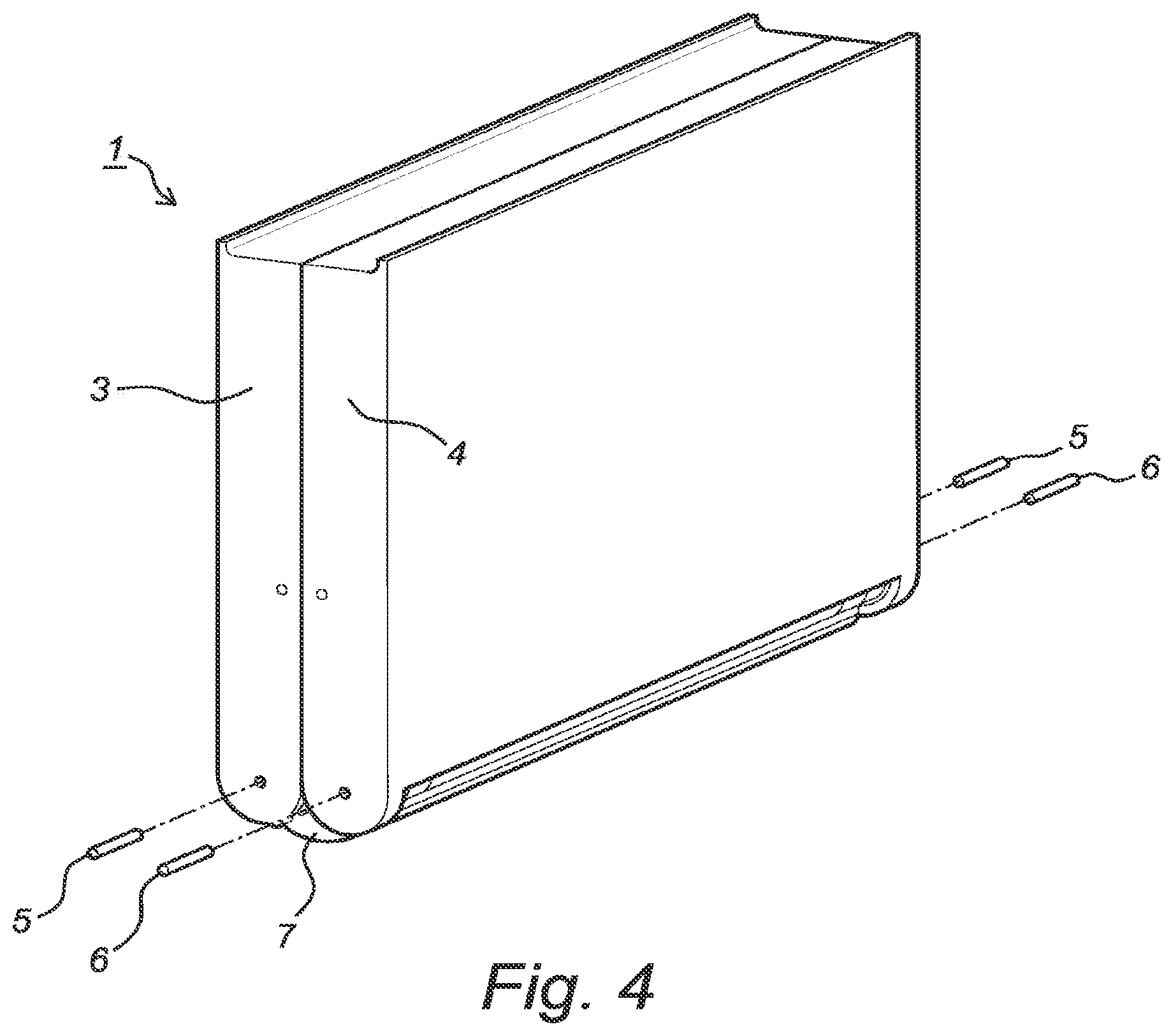 Patent US12468345 Figure 4 – Display system with a flexible display