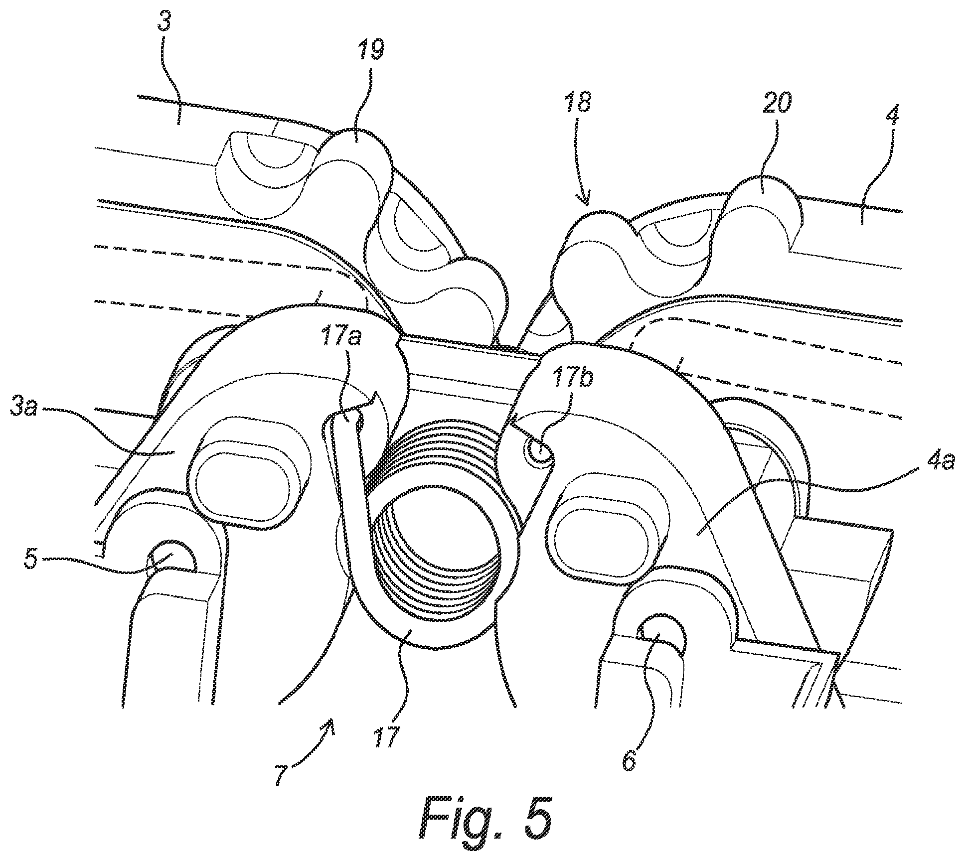Patent US12468345 Figure 5 – Display system with a flexible display