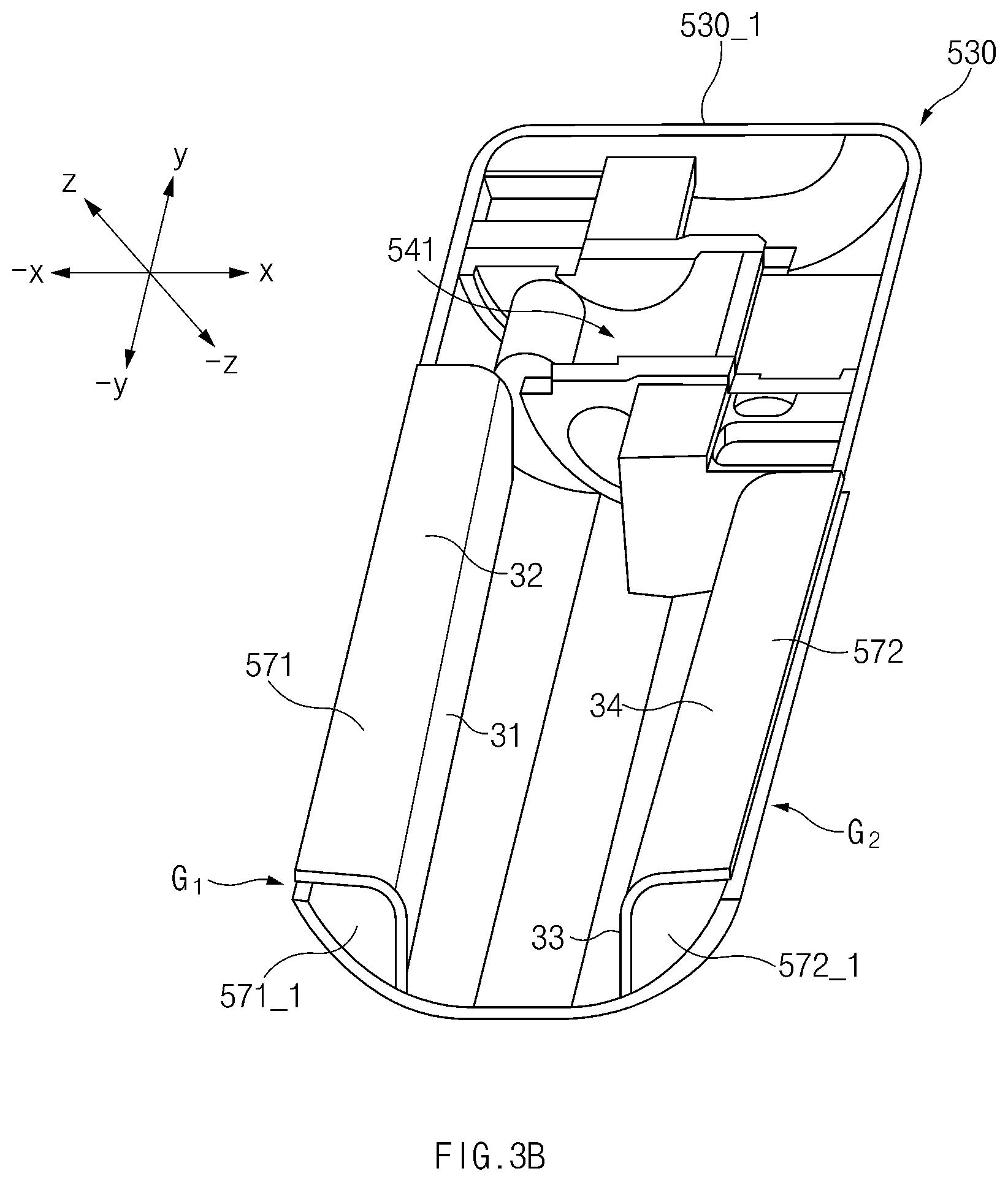 Patent US12468347 Figure 4 – Electronic device including structure against foreign substances