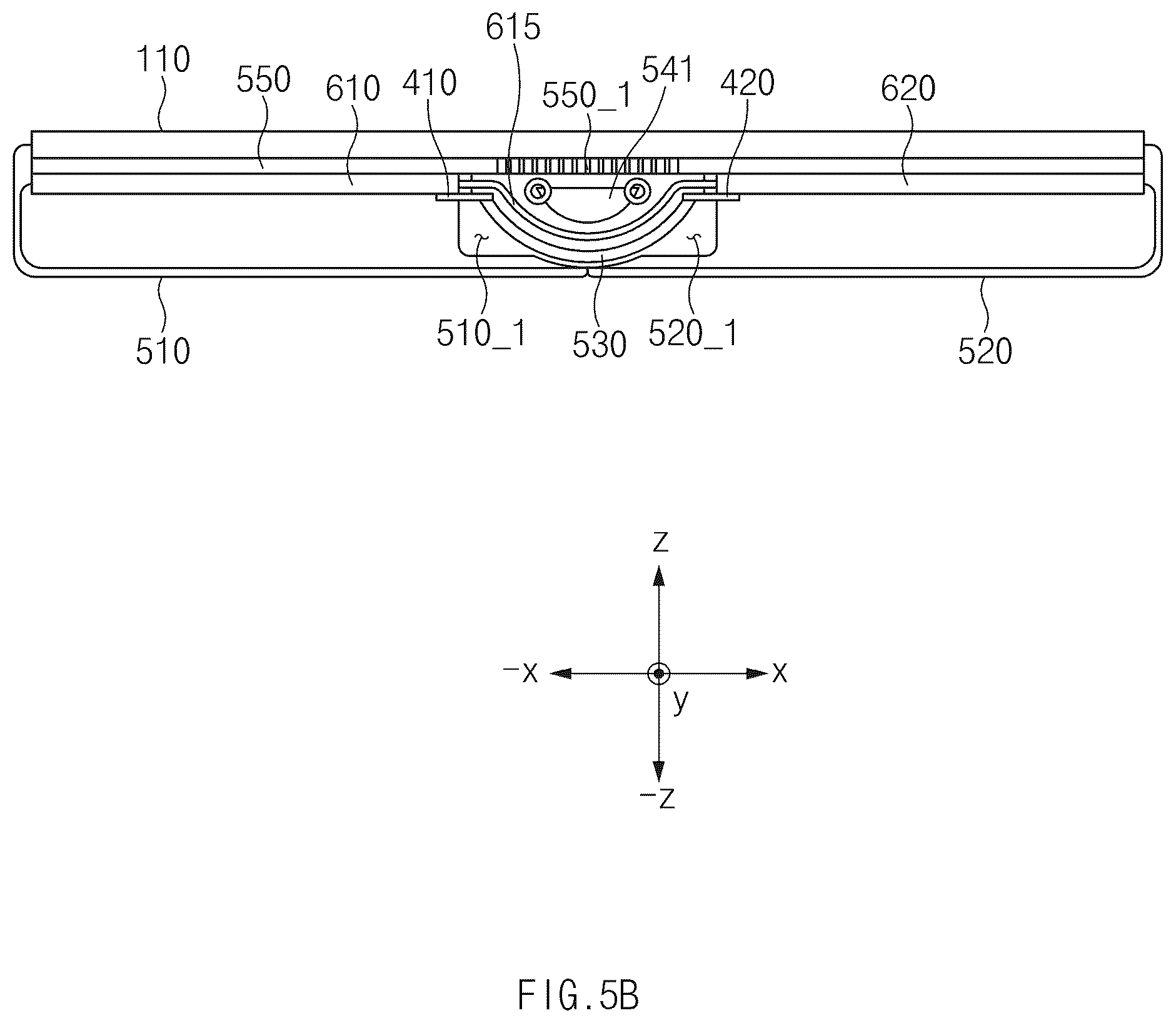Patent US12468347 Figure 8 – Electronic device including structure against foreign substances