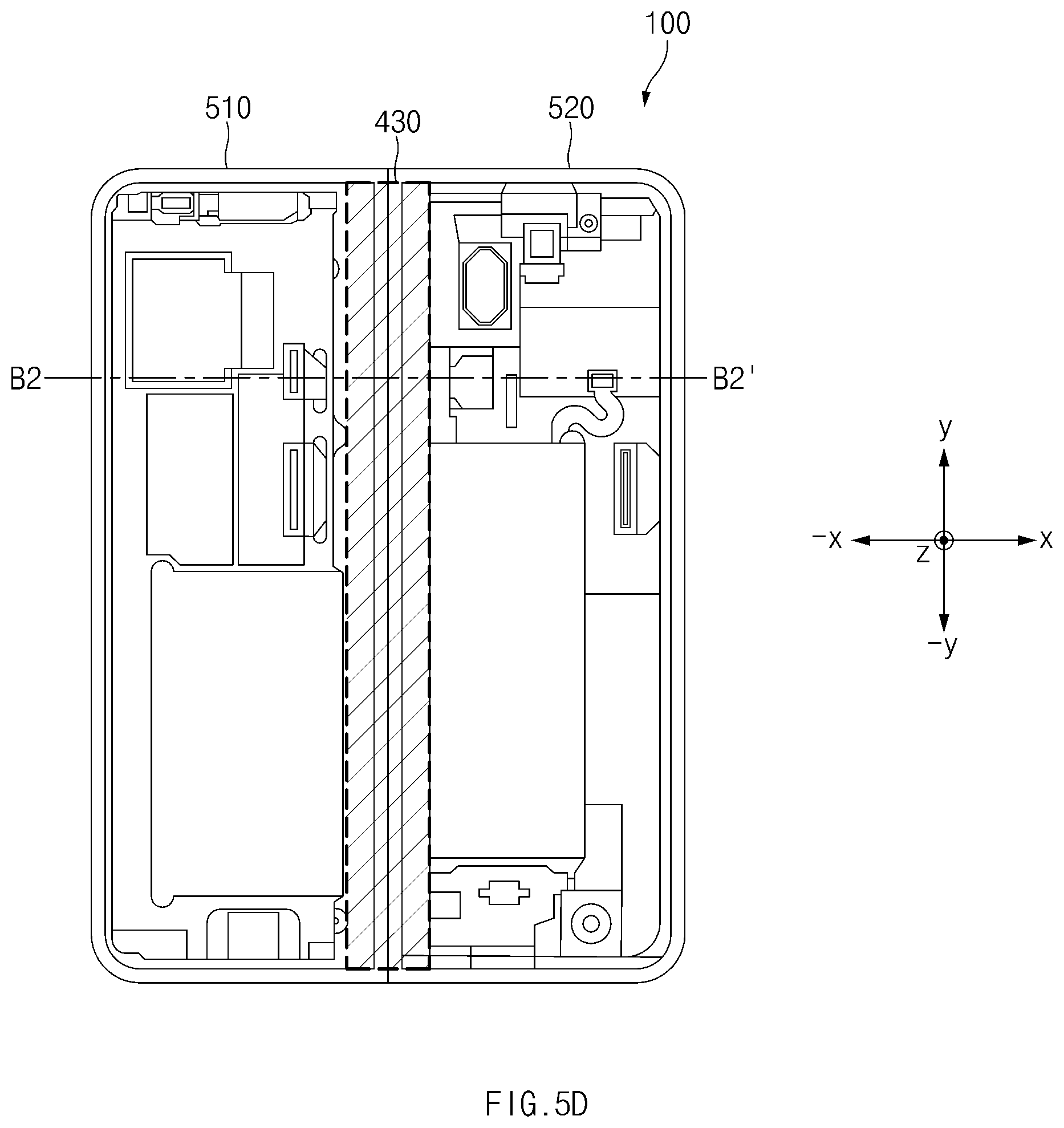 Patent US12468347 Figure 10 – Electronic device including structure against foreign substances