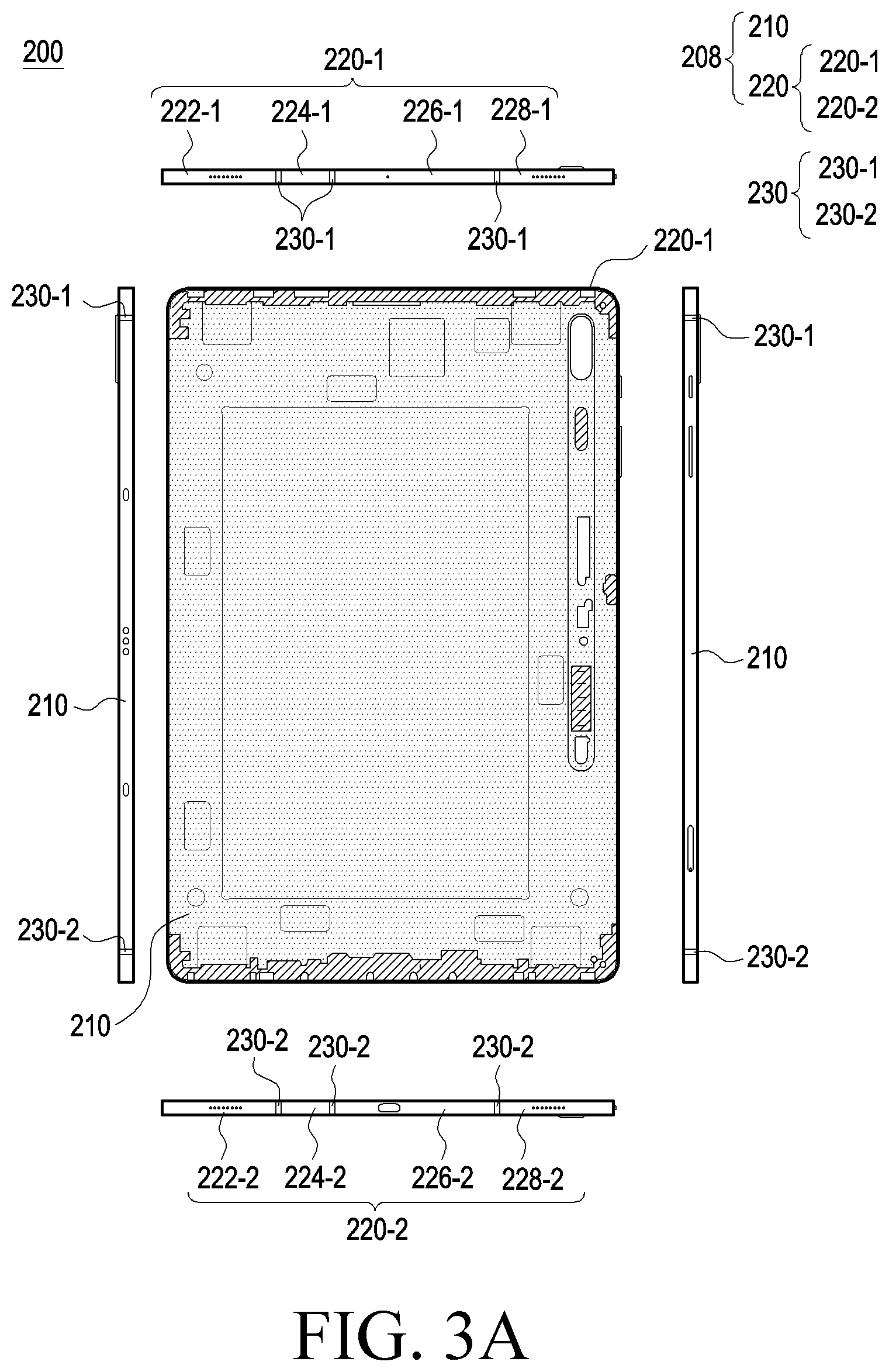 Patent US12468357 Figure 3 – Electronic device comprising housing