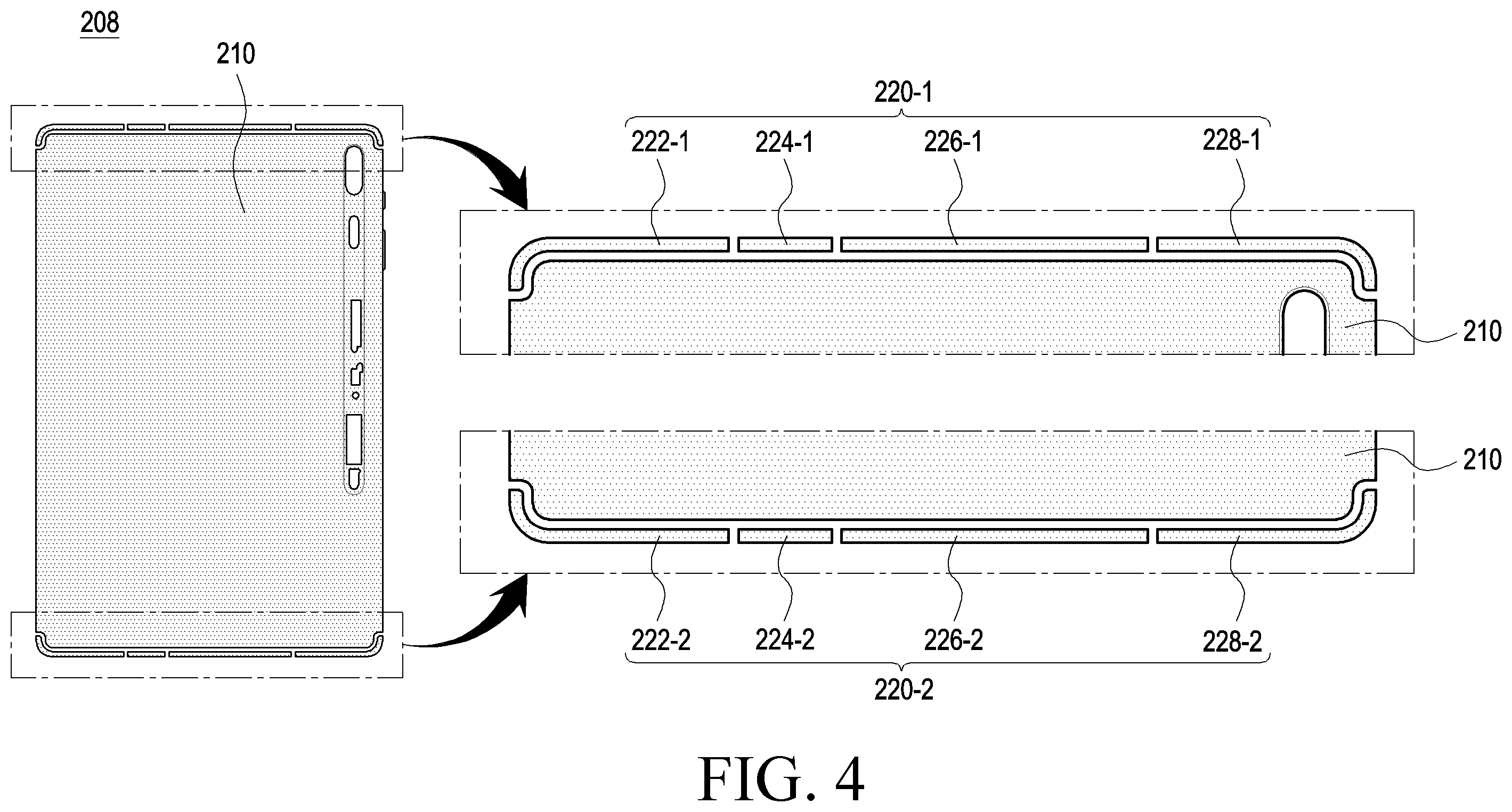 Patent US12468357 Figure 5 – Electronic device comprising housing