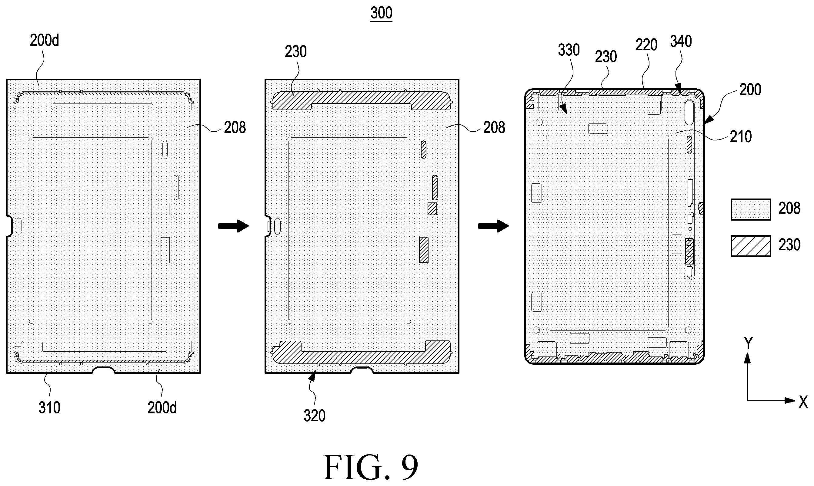 Patent US12468357 Figure 10 – Electronic device comprising housing