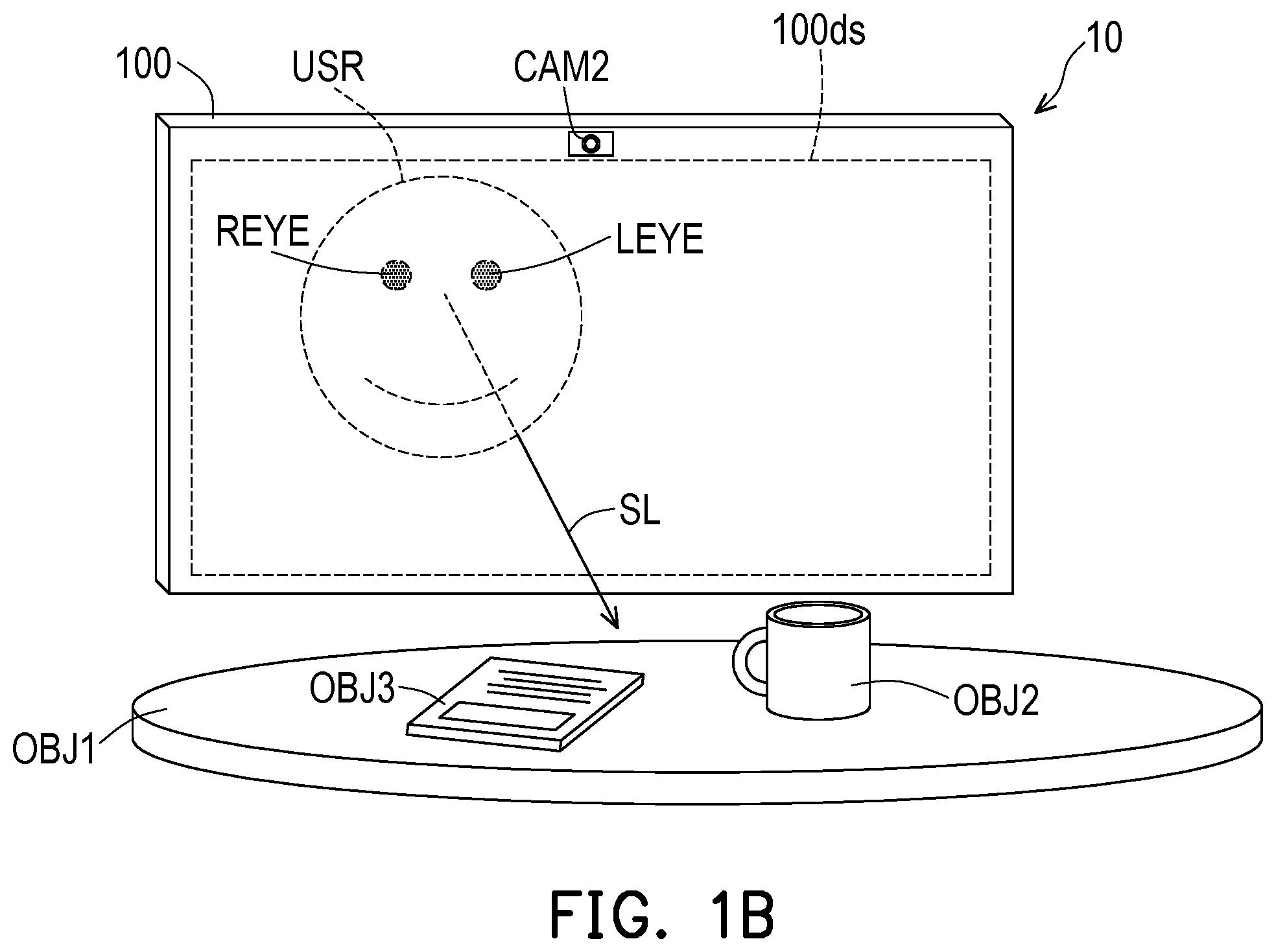 Patent US12468385 Figure 2 – Display apparatus