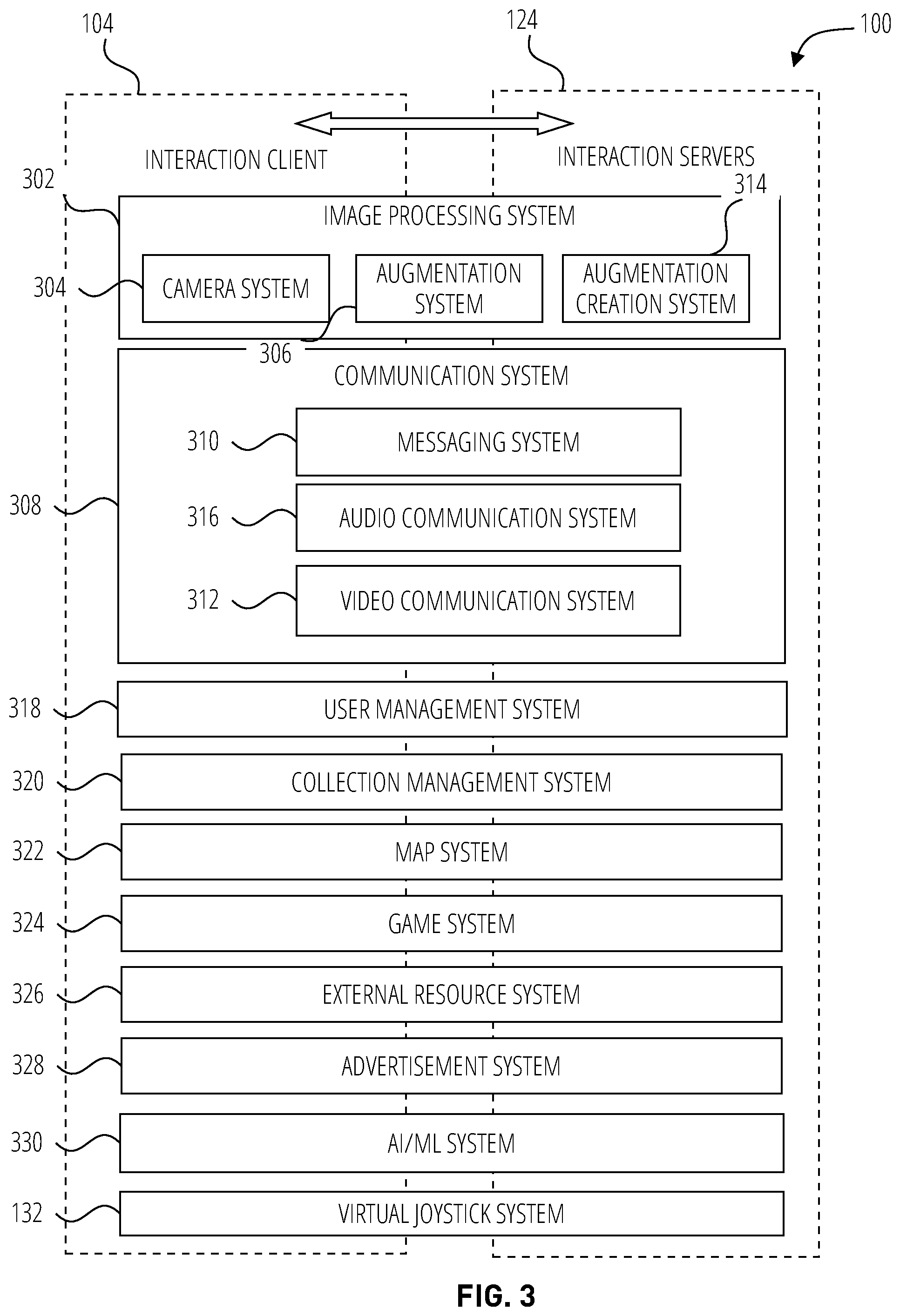 Patent US12468396 Figure 3 – Virtual manipulation of augmented and virtual reality objects