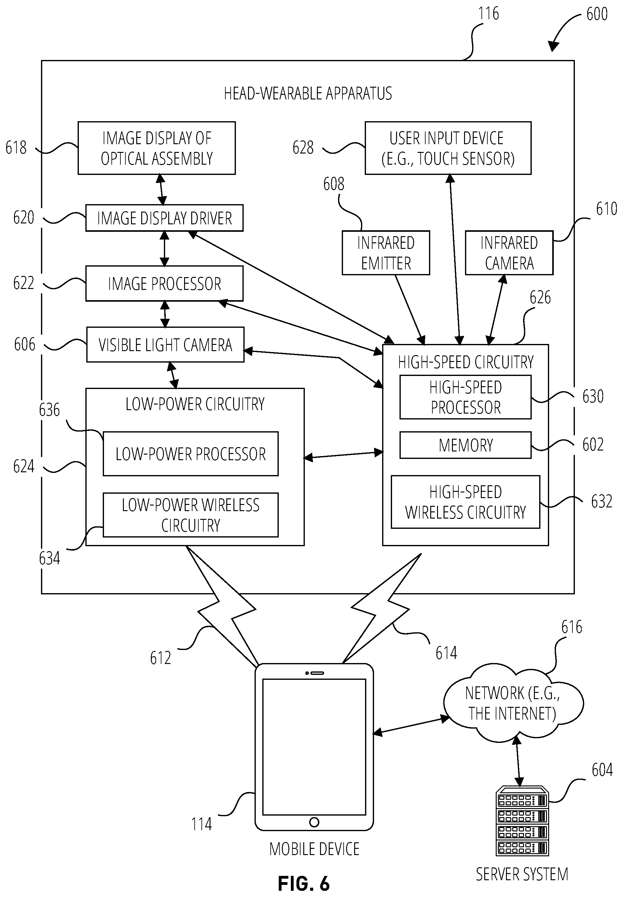Patent US12468396 Figure 6 – Virtual manipulation of augmented and virtual reality objects