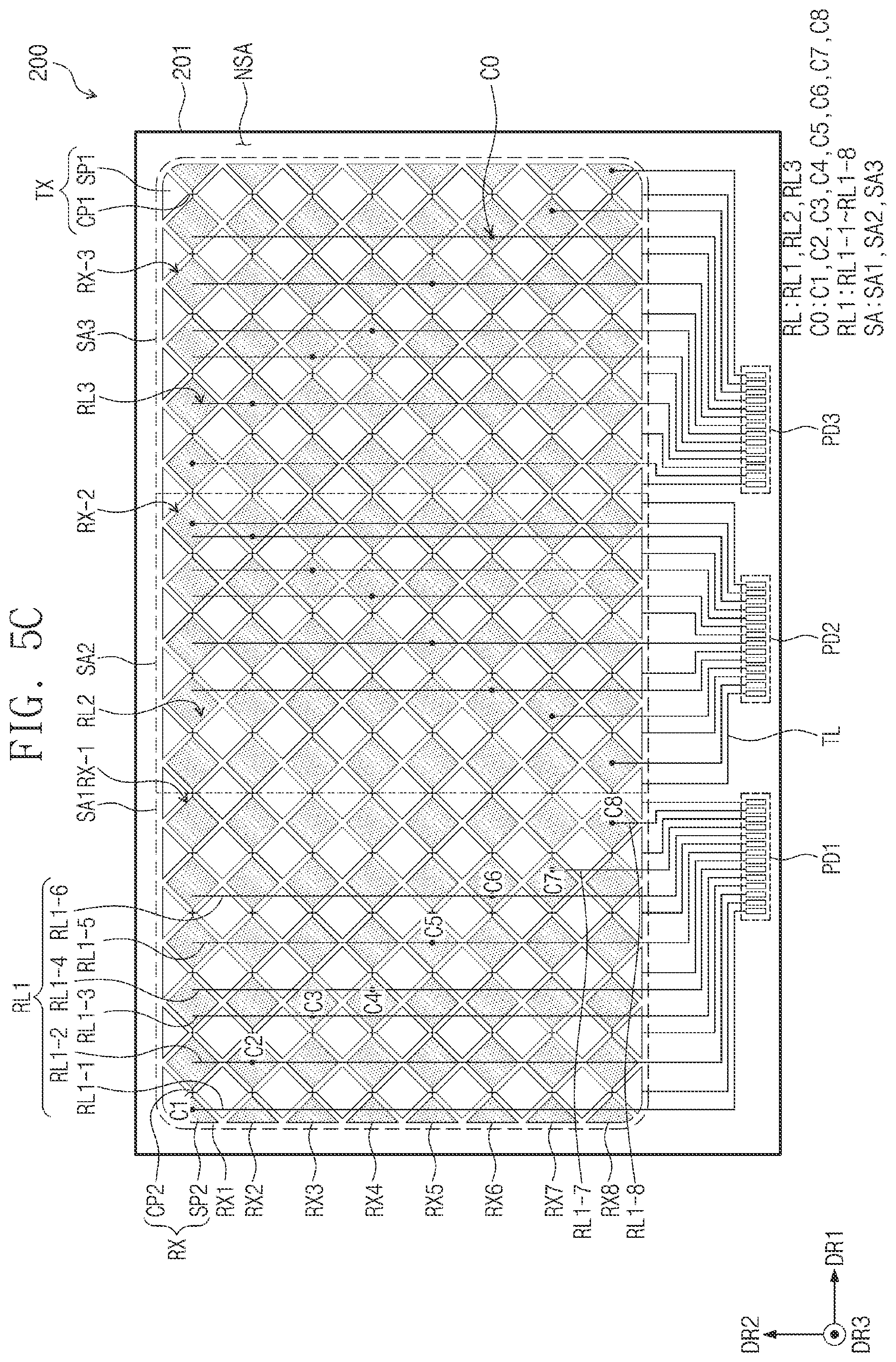 Patent US12468416 Figure 7 – Sensor layer and electronic apparatus including the same