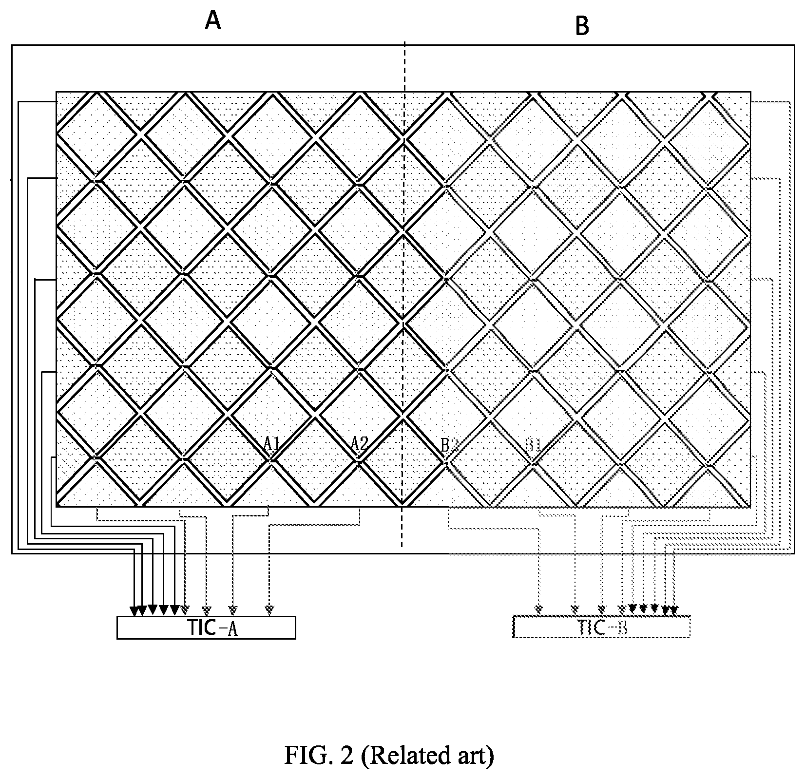 Patent US12468426 Figure 2 – Touch display panel and method for measuring touch point thereof