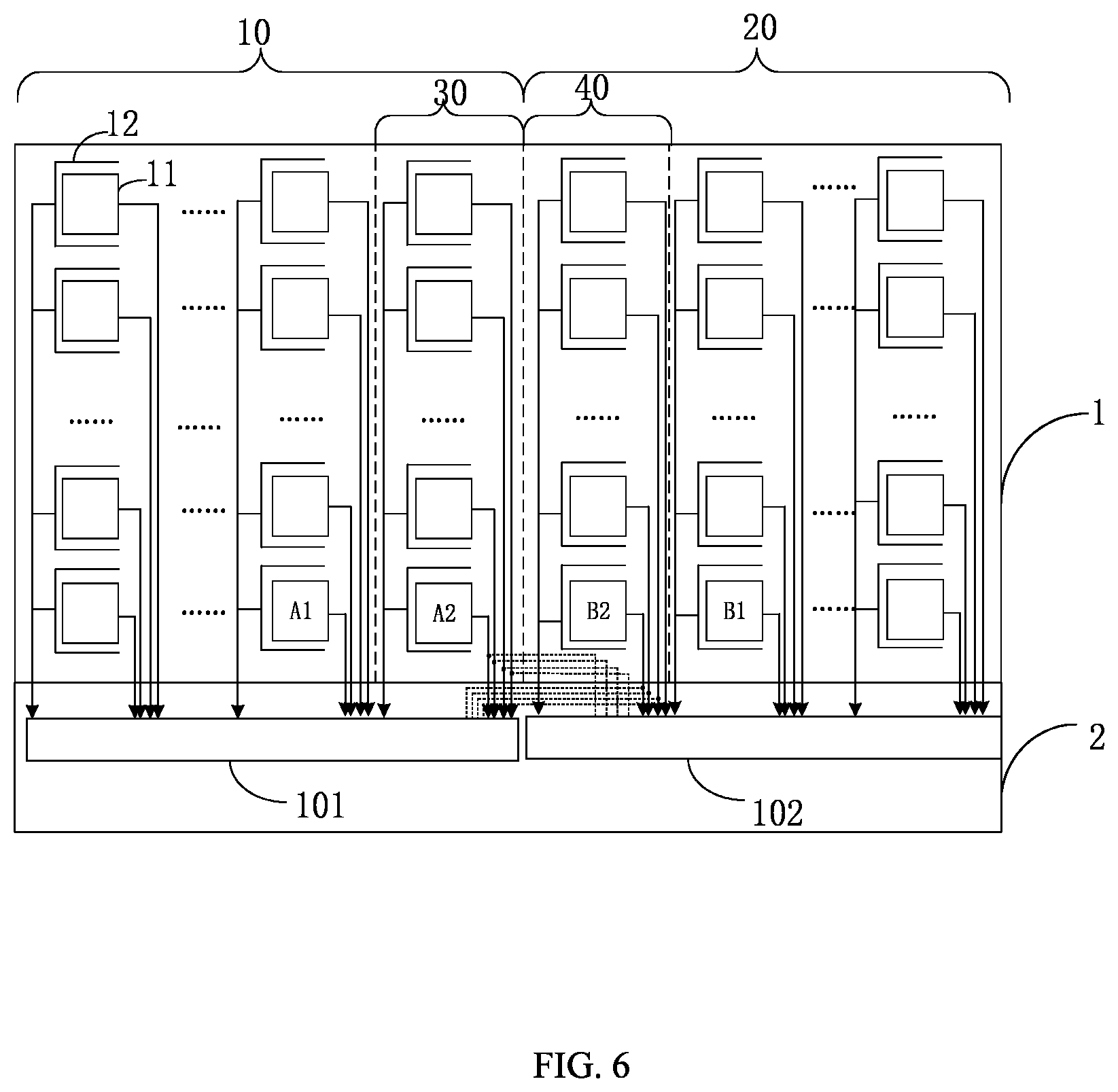 Patent US12468426 Figure 6 – Touch display panel and method for measuring touch point thereof