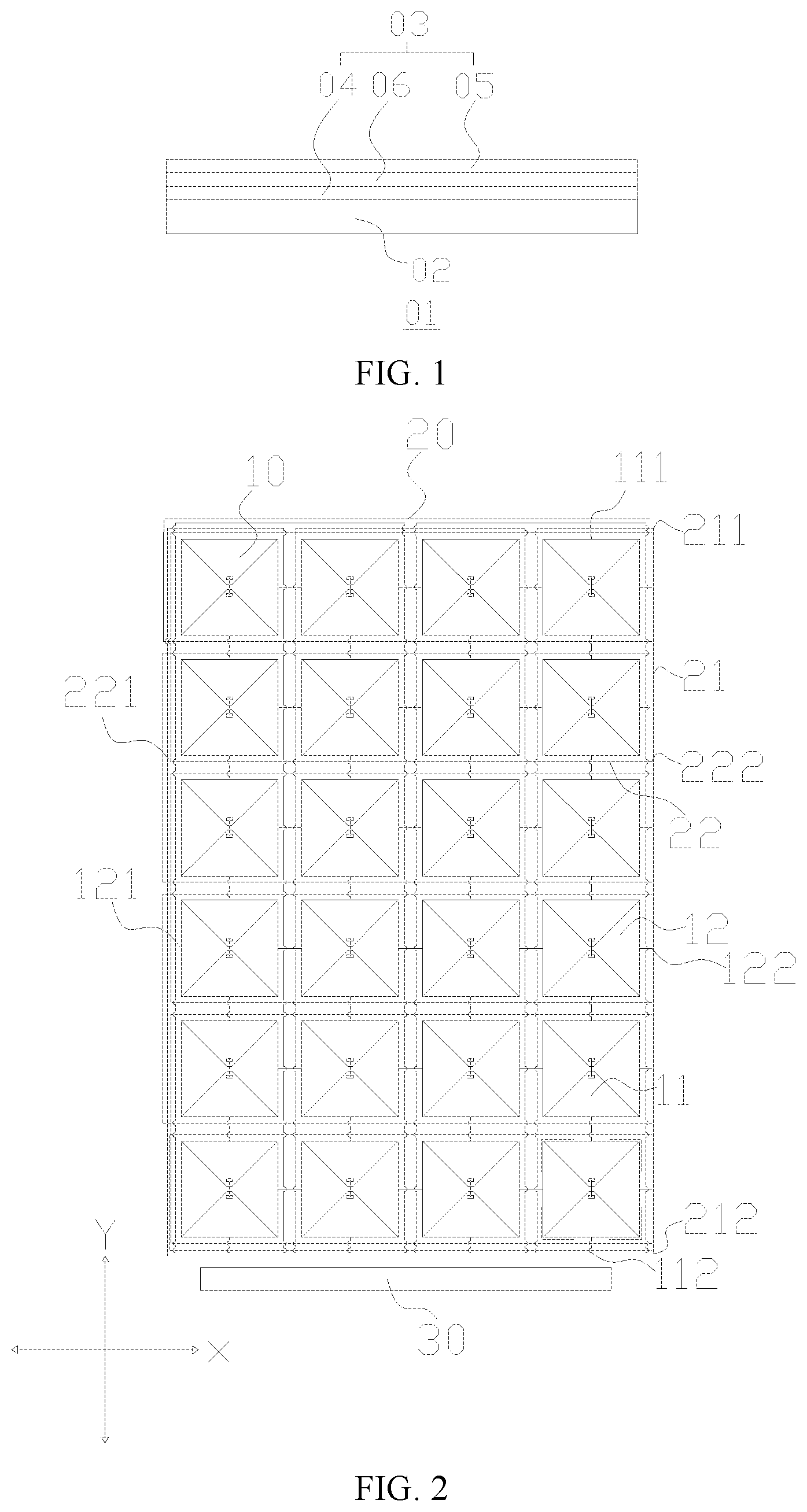 Patent US12468427 Figure 1 – Display panels and display devices