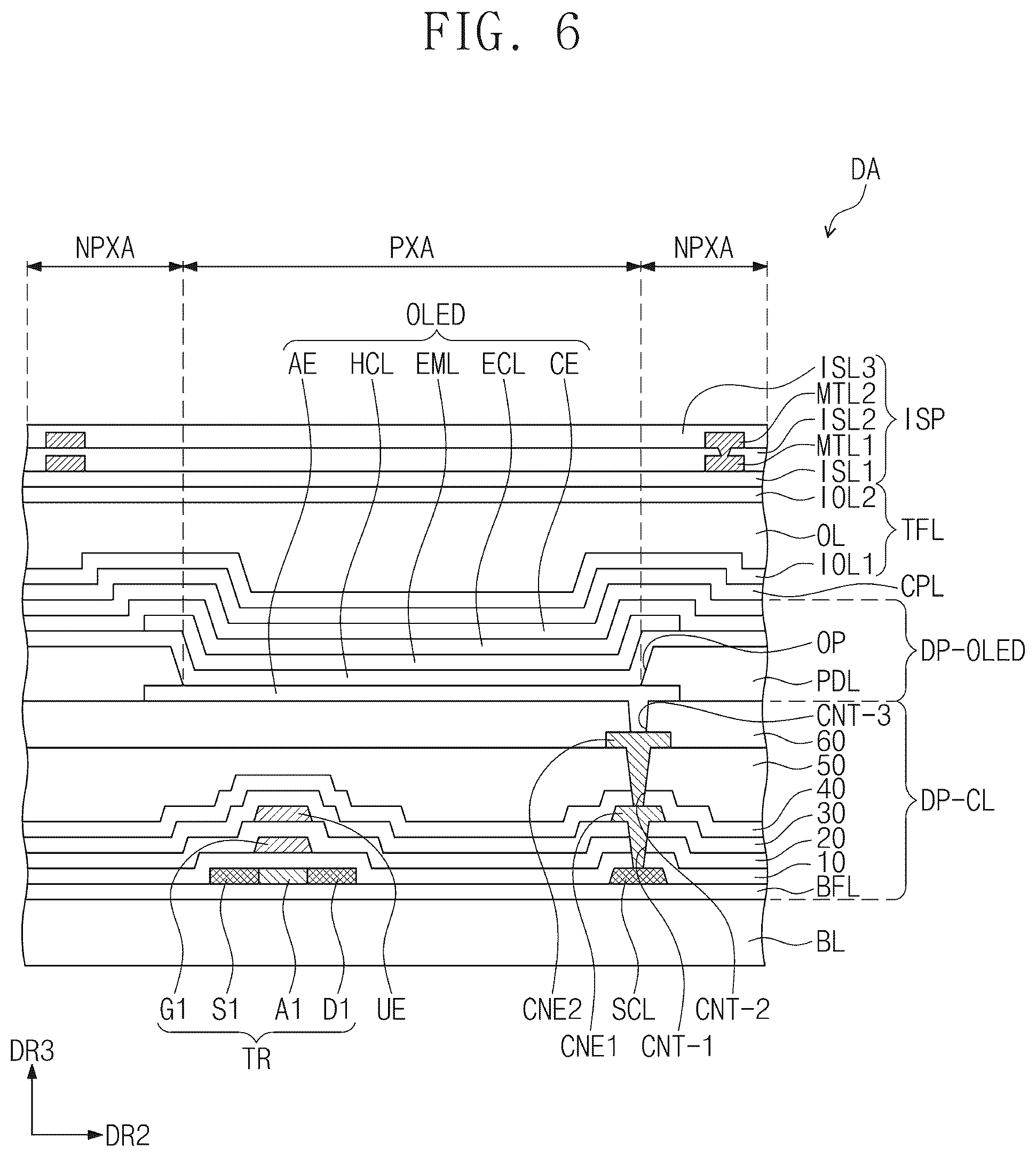 Patent US12468428 Figure 7 – Display device and method for manufacturing the same