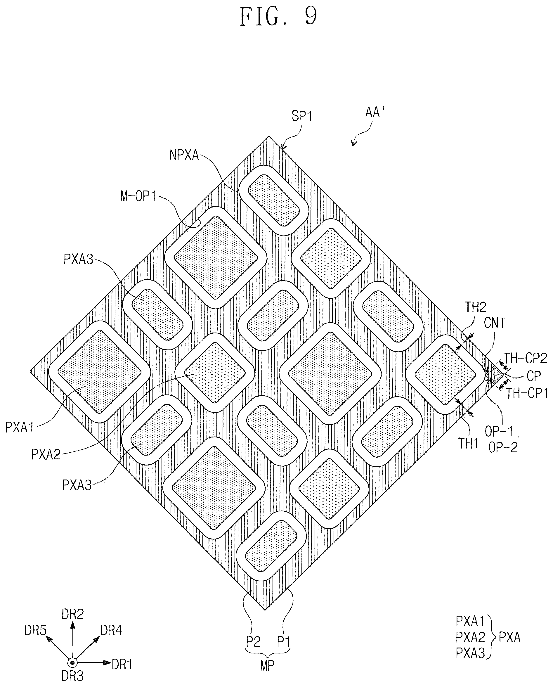 Patent US12468428 Figure 10 – Display device and method for manufacturing the same