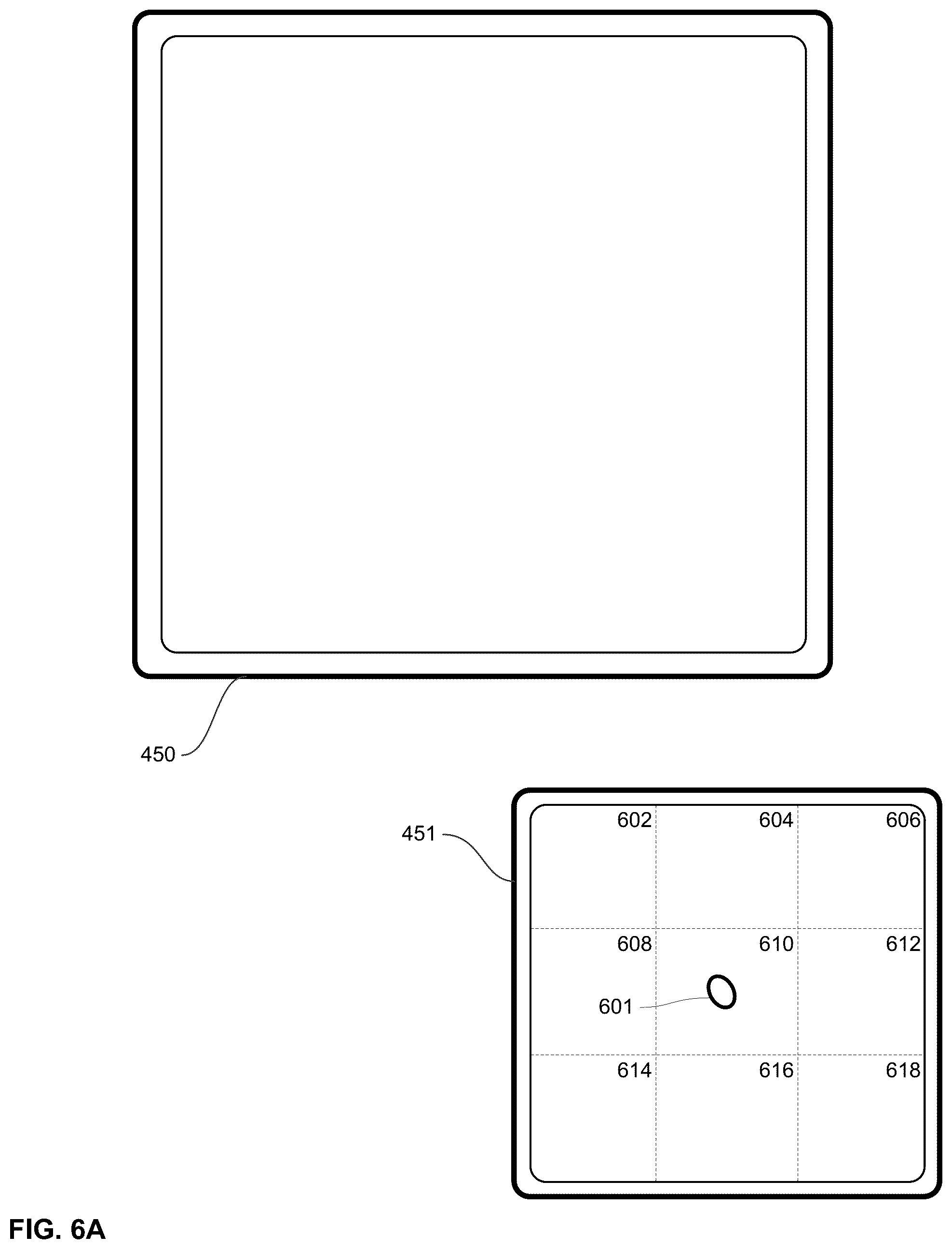 Patent US12468436 Figure 7 – Input device and user interface interactions