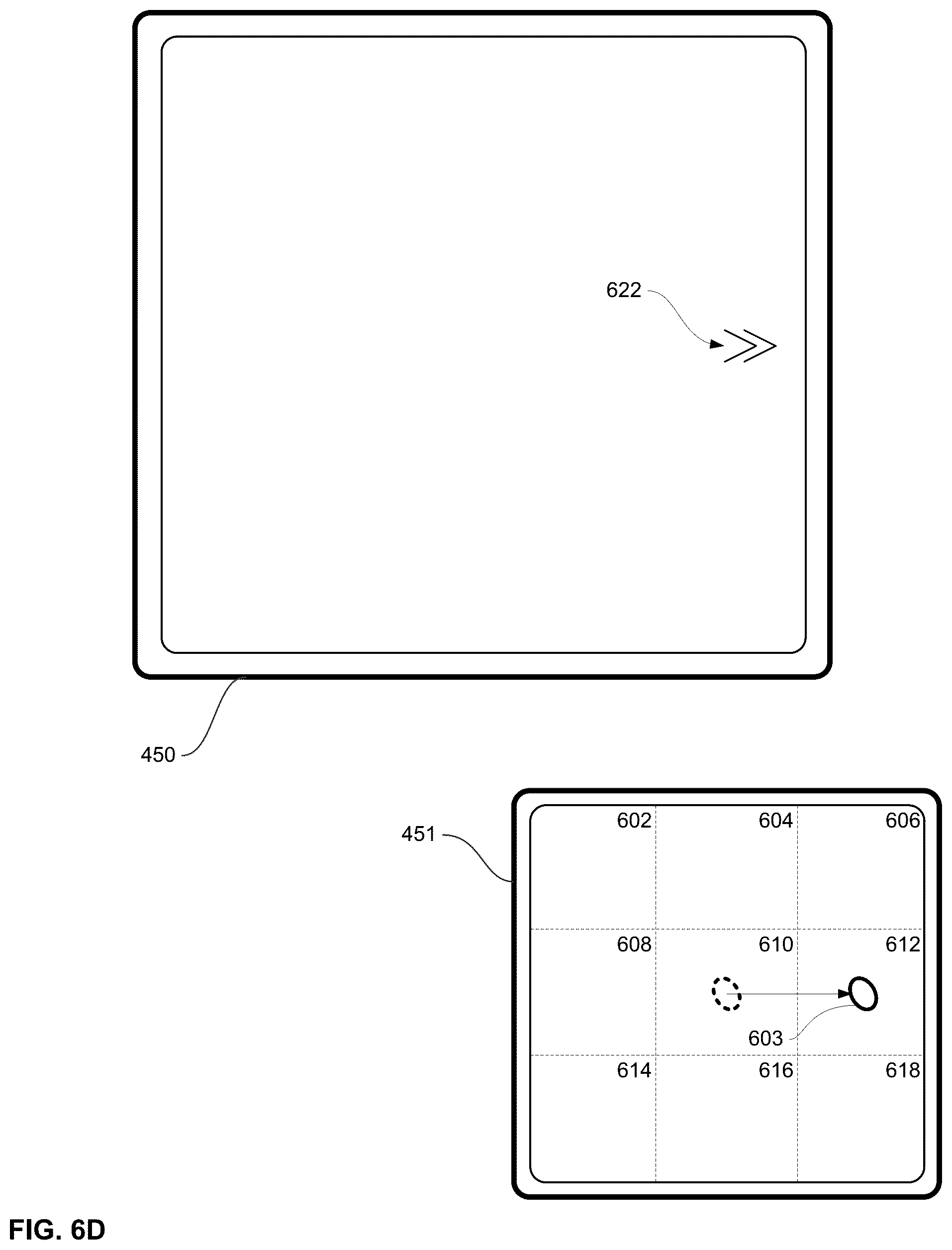 Patent US12468436 Figure 10 – Input device and user interface interactions